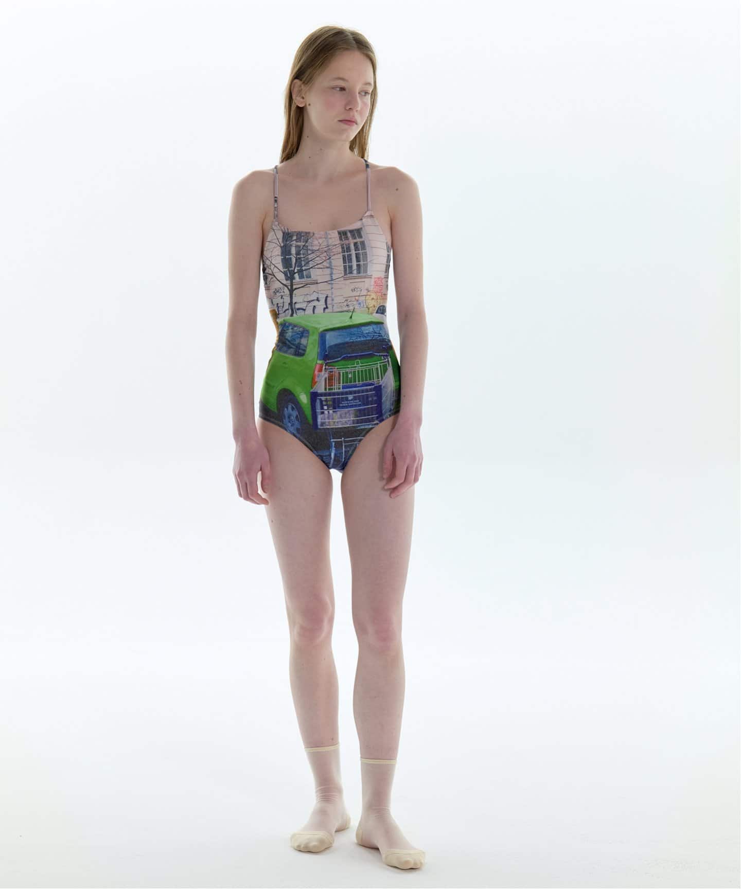 【2025A/W新作★送料無料】 PISCESS/パイシス Photo Graphic One-Piece Swimsuit（その他 水着・ラッシュガード