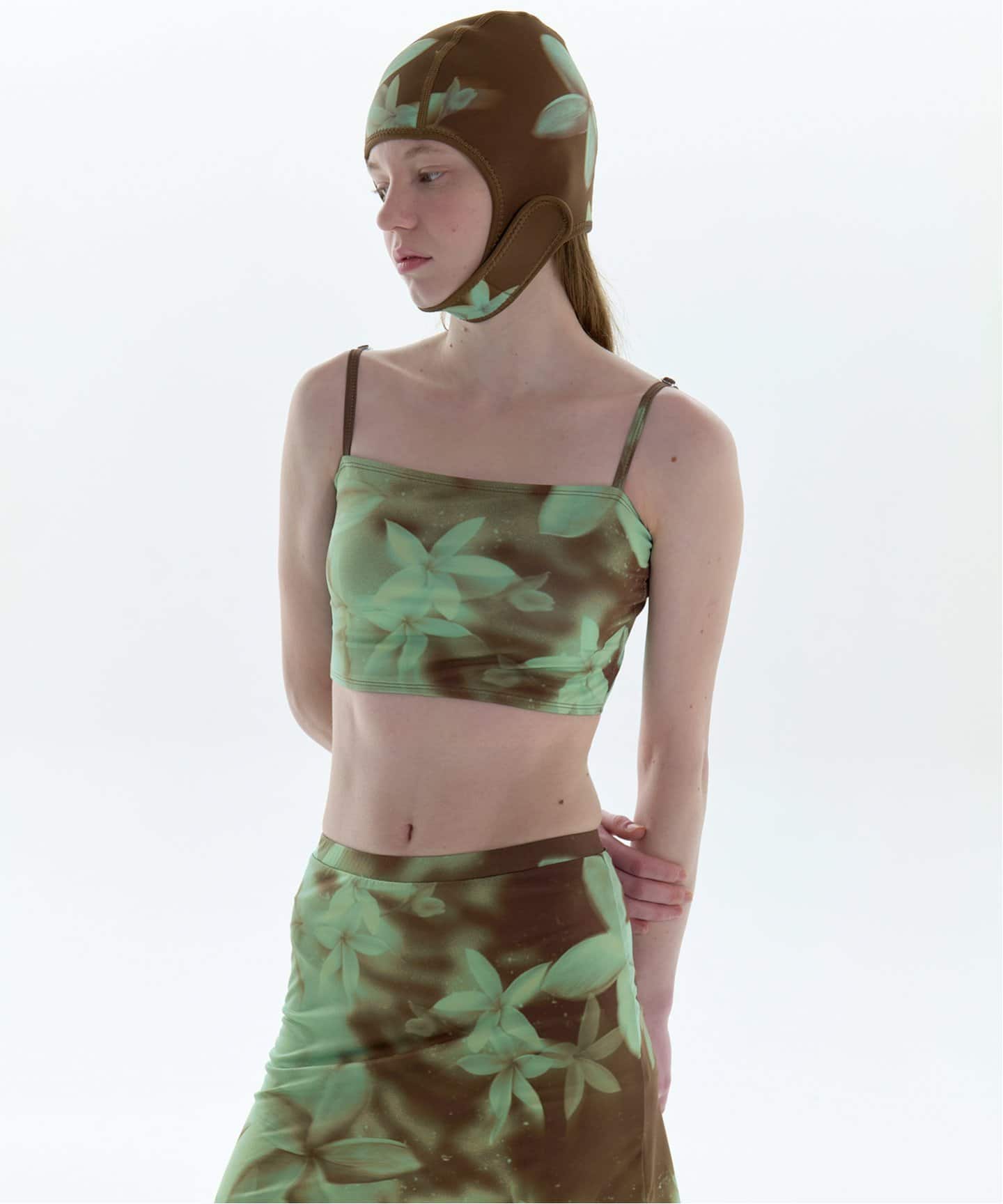 PISCESS / Flower Tube Top Skirt Set水着セット PISCESS/パイシス Flower Splash Tube Top Skirt Set（その他