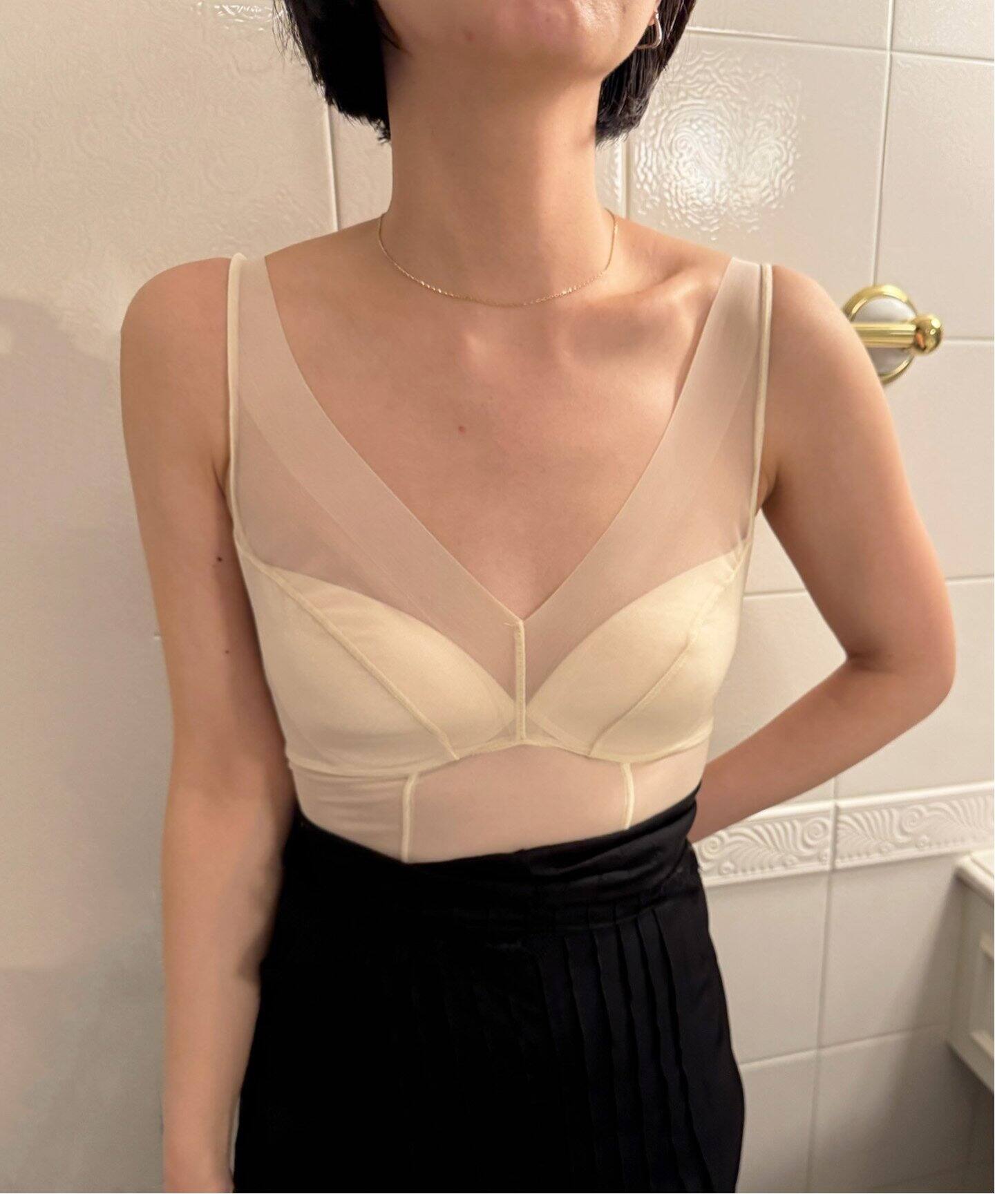 NICENICE MOMENT/ナイスナイスモーメント】MESH BODY SUIT