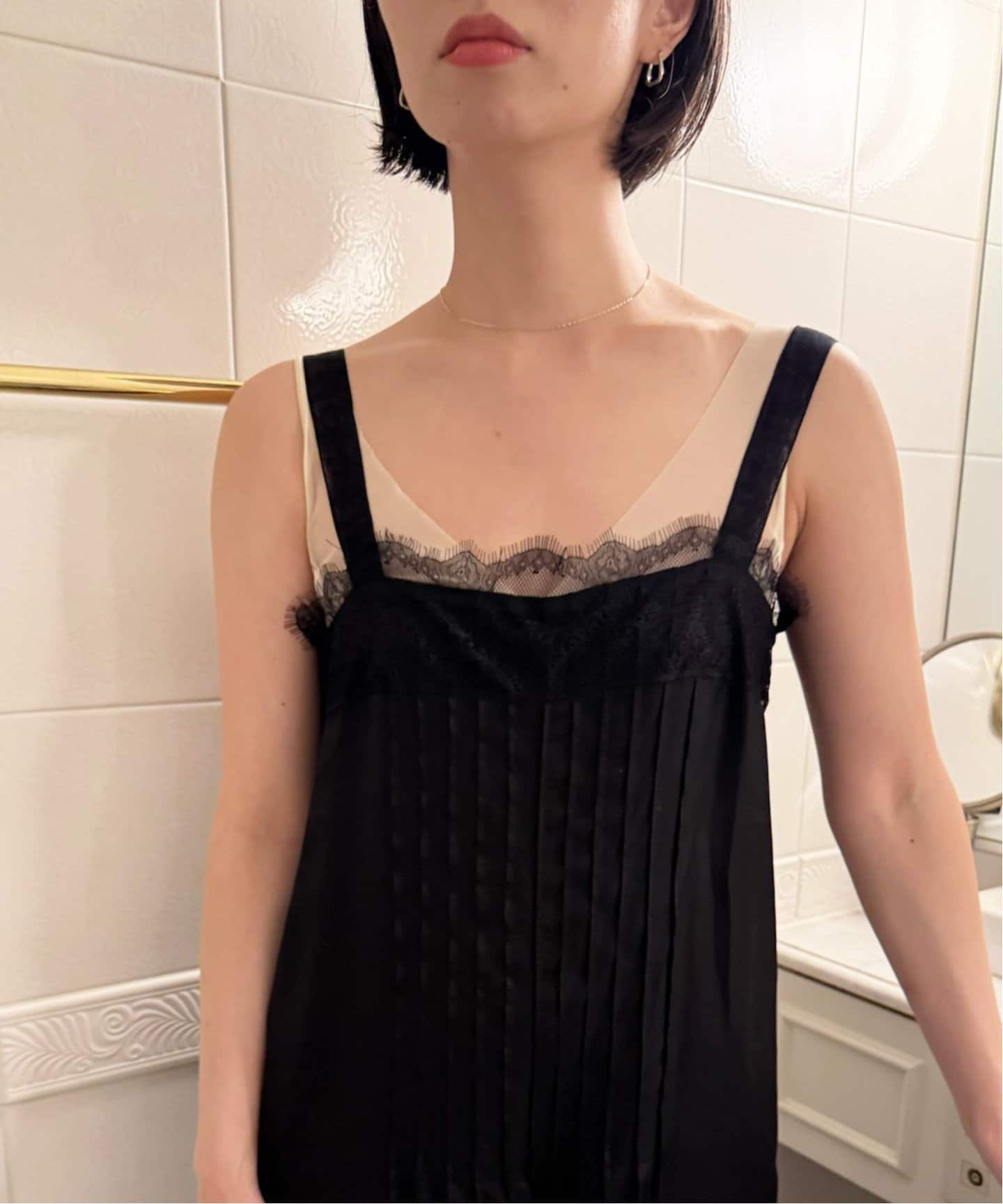 NICENICE MOMENT ナイスナイスモーメント　ボディスーツ　ブラック NICENICE MOMENT/ナイスナイスモーメント】MESH BODY SUIT（その他