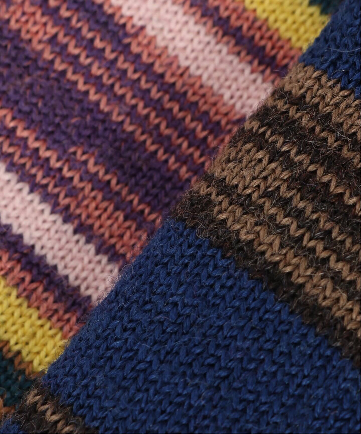 WASTE YARN PROJECT 別注 REVERSIBLE WRIST WARMER：アームウォーマー