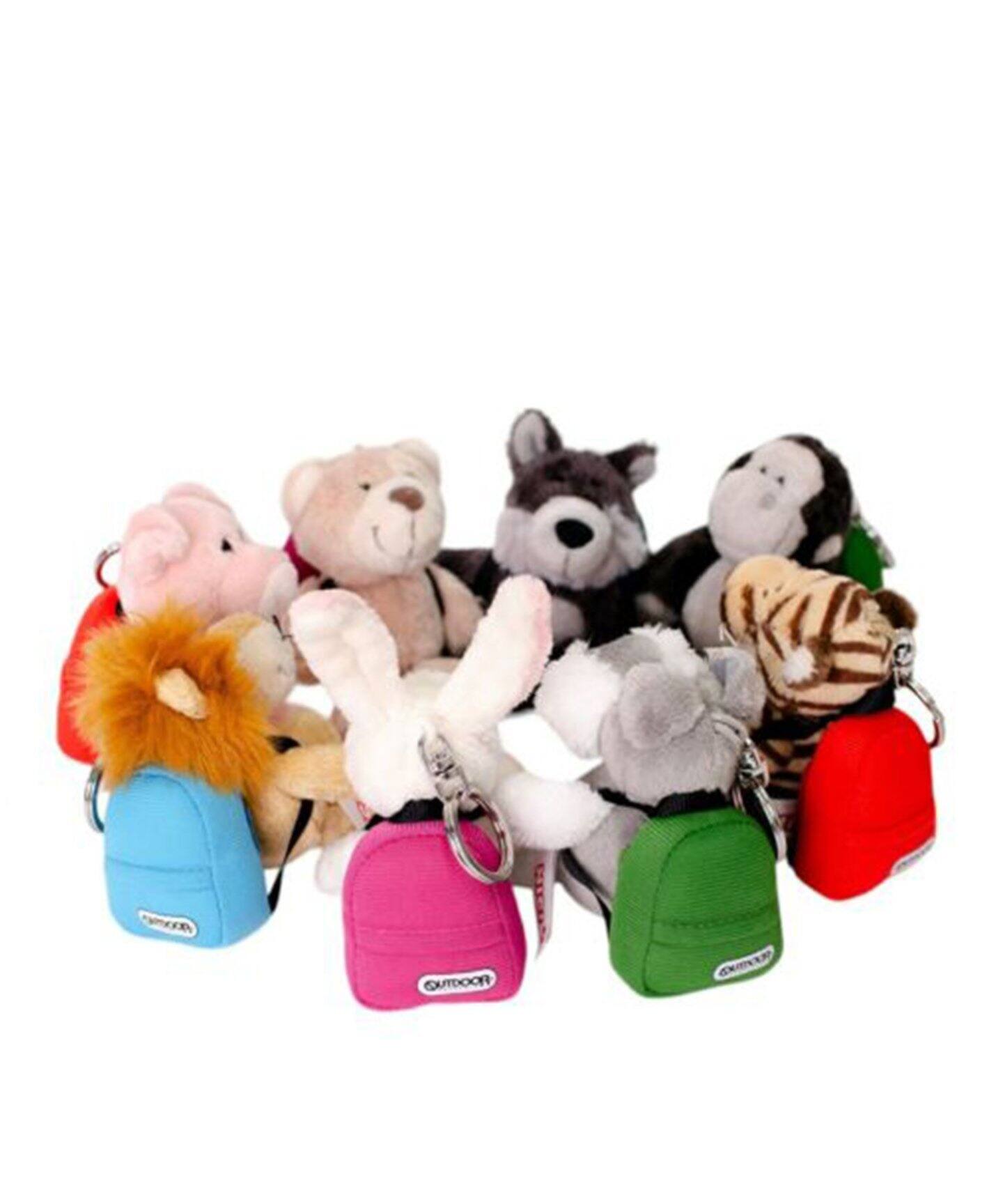 【新品未使用】nici キーホルダーセット NICI(ニキ)/キーホルダー ピンクピッグ 10cm+リュック オレンジ