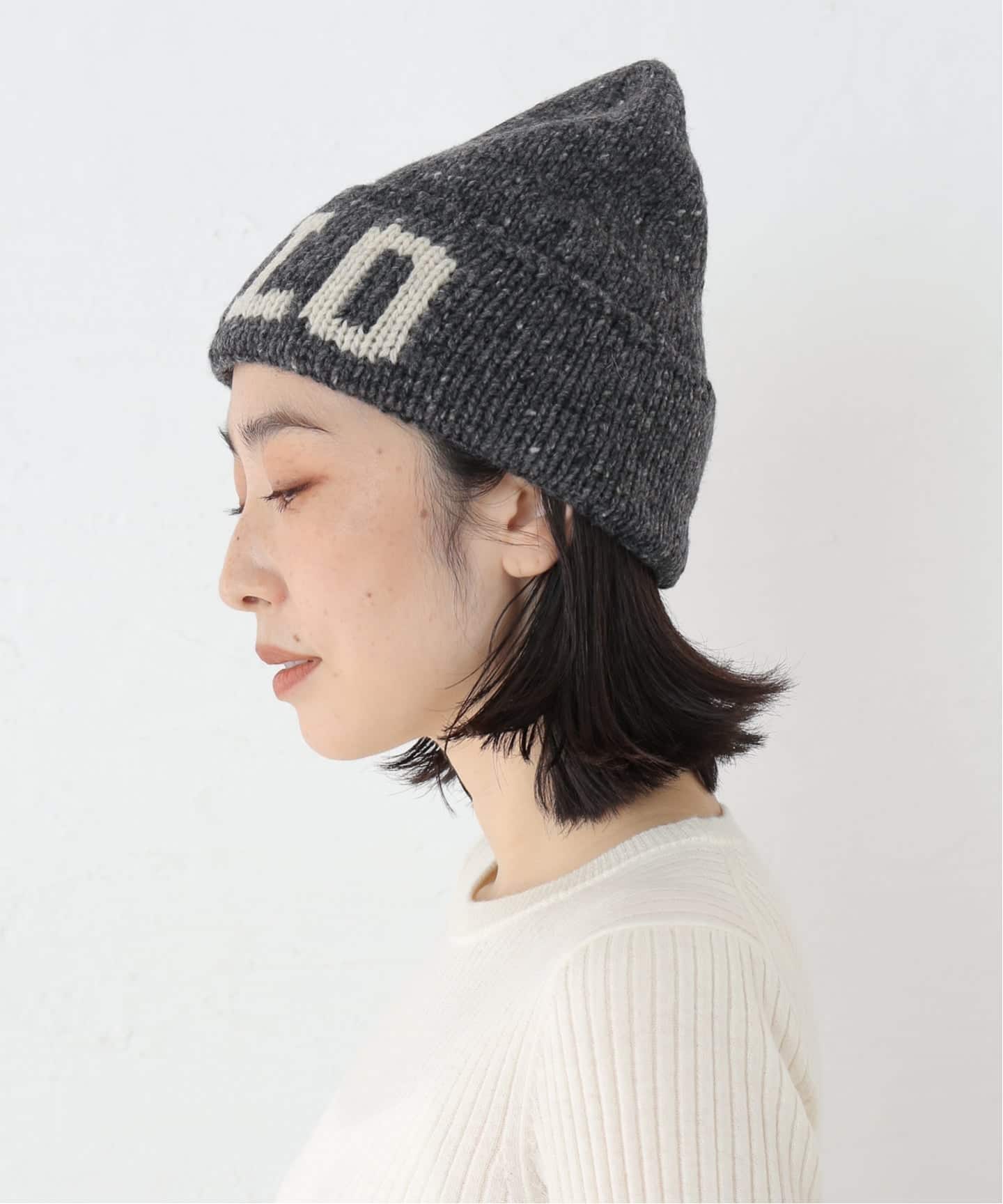 POLO RALPH LAUREN ニット ツイード ポロ ビーニー　ブラウン POLO RALPH LAUREN ニット ツイード ポロ ビーニー（ニットキャップ