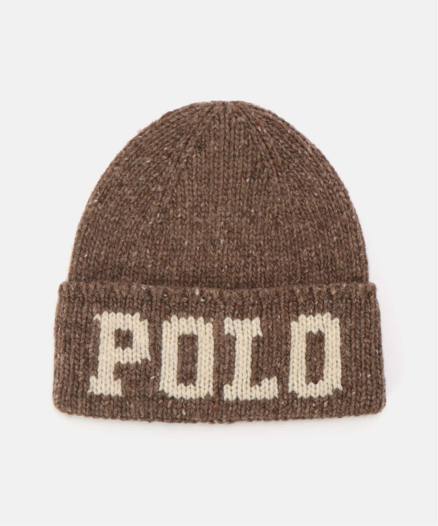 POLO RALPH LAUREN ニット ツイード ポロ ビーニー（ニットキャップ