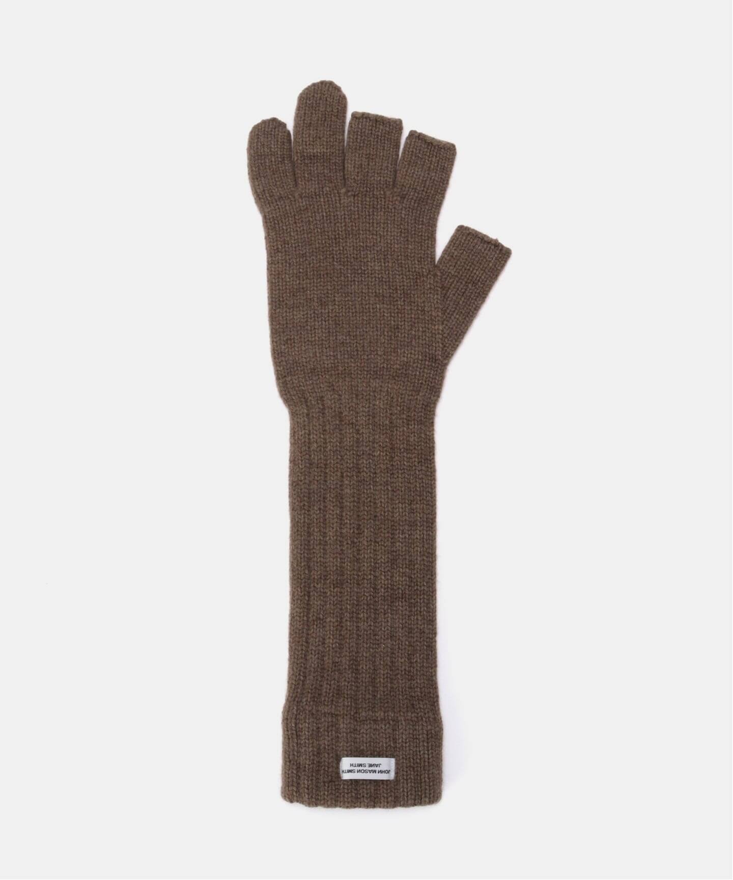 JANE SMITH 5G THREE FINGERLESS KNIT GLOVES（手袋）｜BOICE FROM