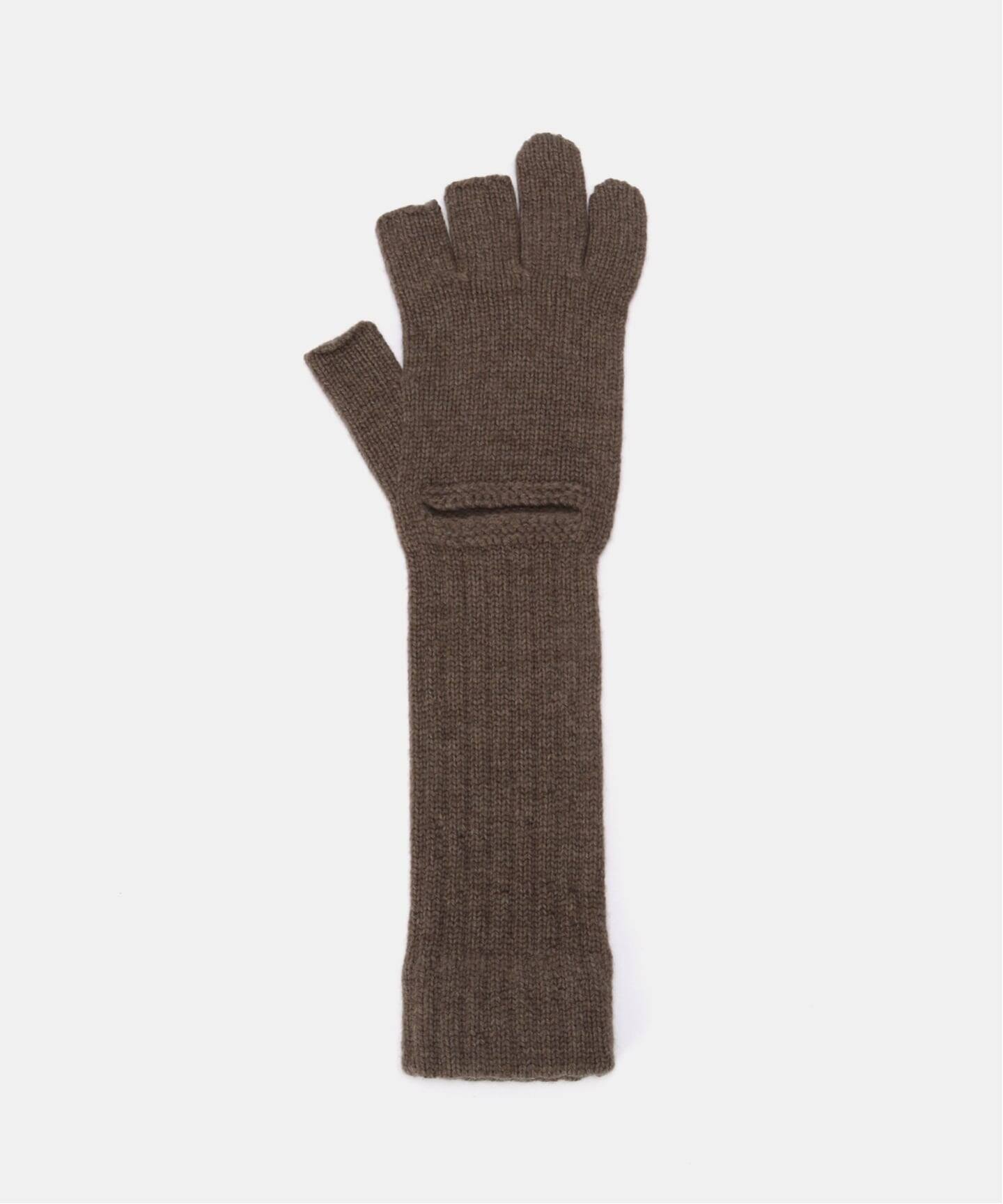 JANE SMITH 5G THREE FINGERLESS KNIT GLOVES（手袋）｜BOICE FROM