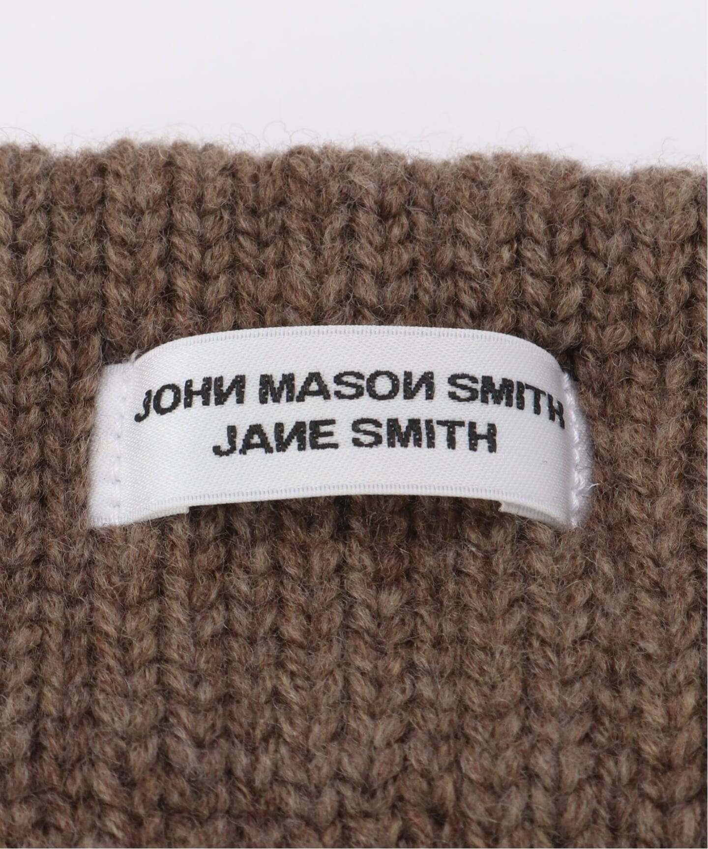 JANE SMITH 5G THREE FINGERLESS KNIT GLOVES（手袋）｜BOICE FROM