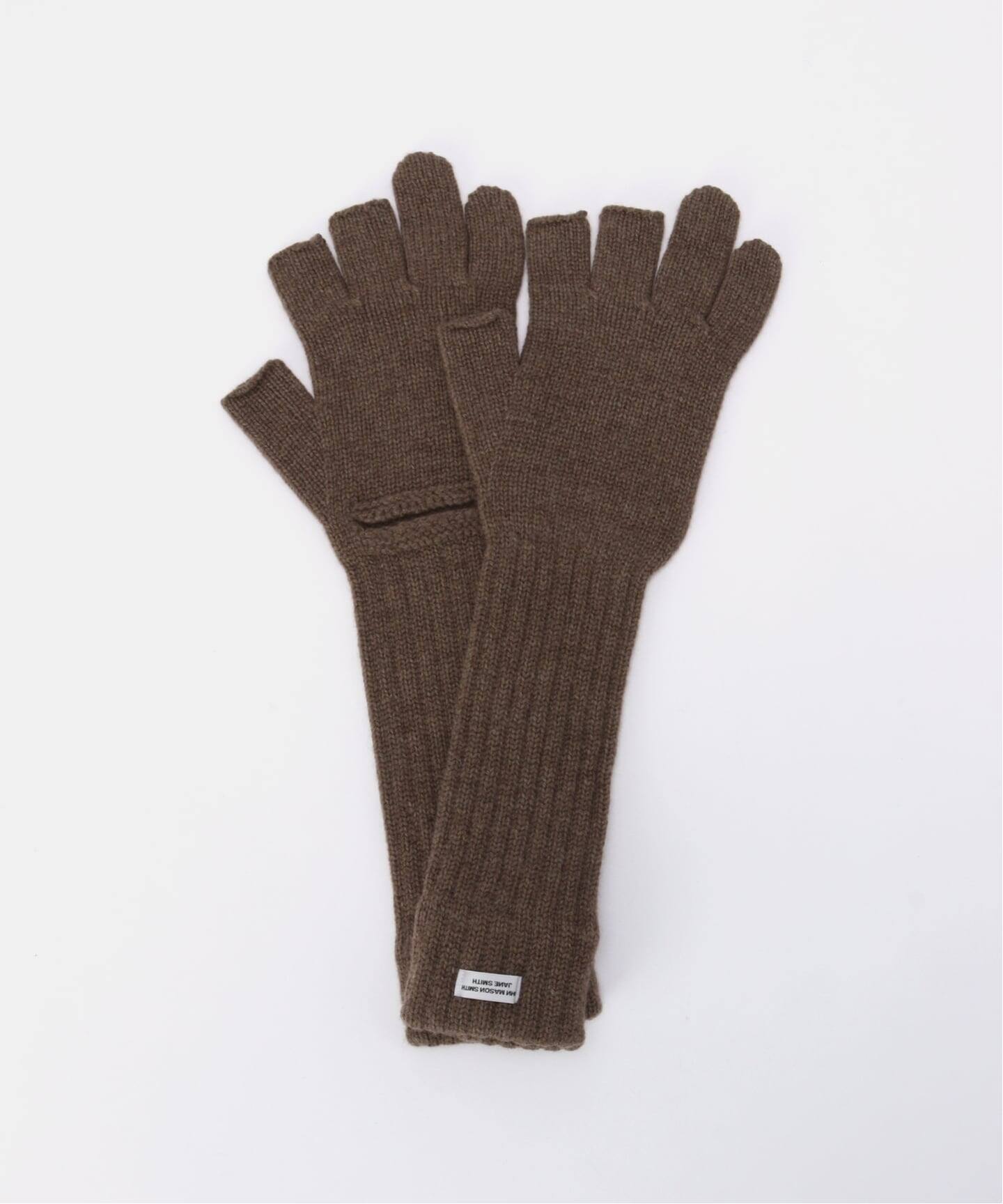 JANE SMITH 5G THREE FINGERLESS KNIT GLOVES（手袋）｜BOICE