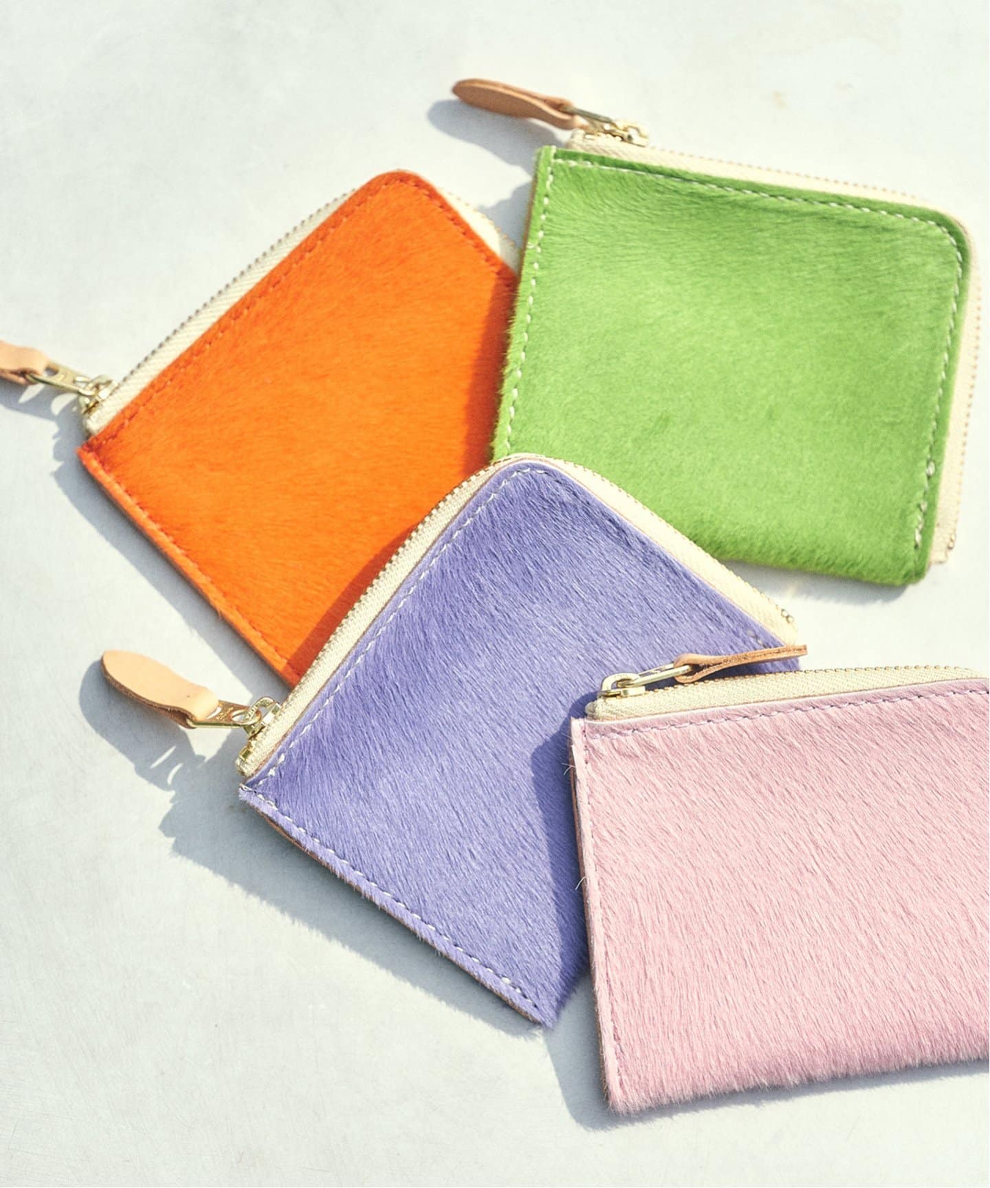 即完売！MASTER&Co.　HAIR CALF ZIP MINI WALLET MASTER＆CO.別注 HAIR CALF ZIP MINI（財布・コインケース