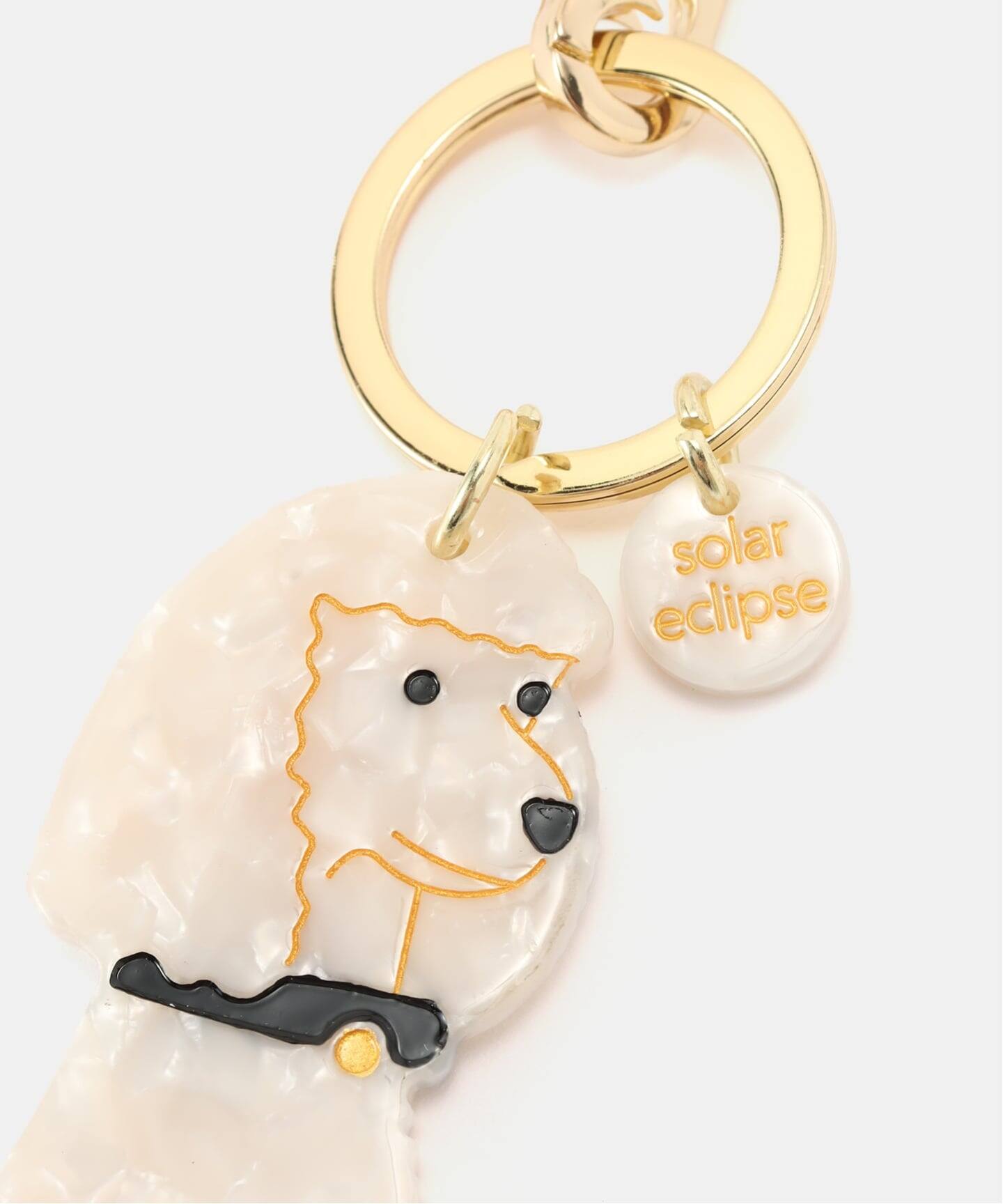 8月中の出品となります❗️★新品★45R【アンリークイール】チャーム SOLAR ECLIPSE/ソーラーエクリプス Poodle Dog Bag Charm（チャーム
