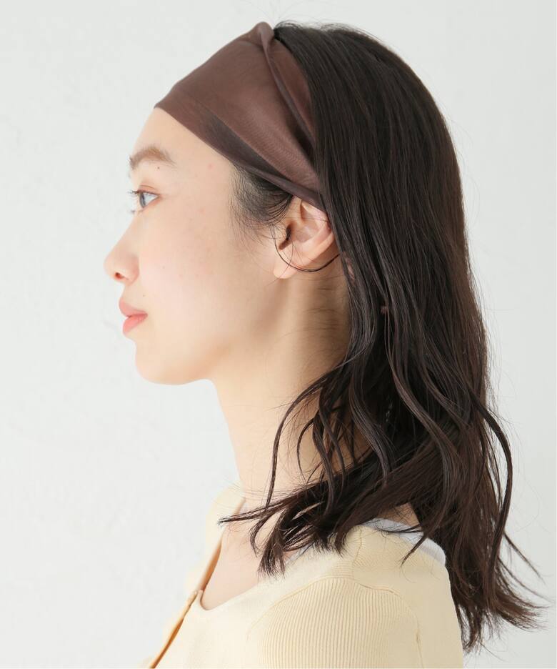 IRIS47/イリスフォーセブン】47 see-through turban（ヘアアクセサリー 