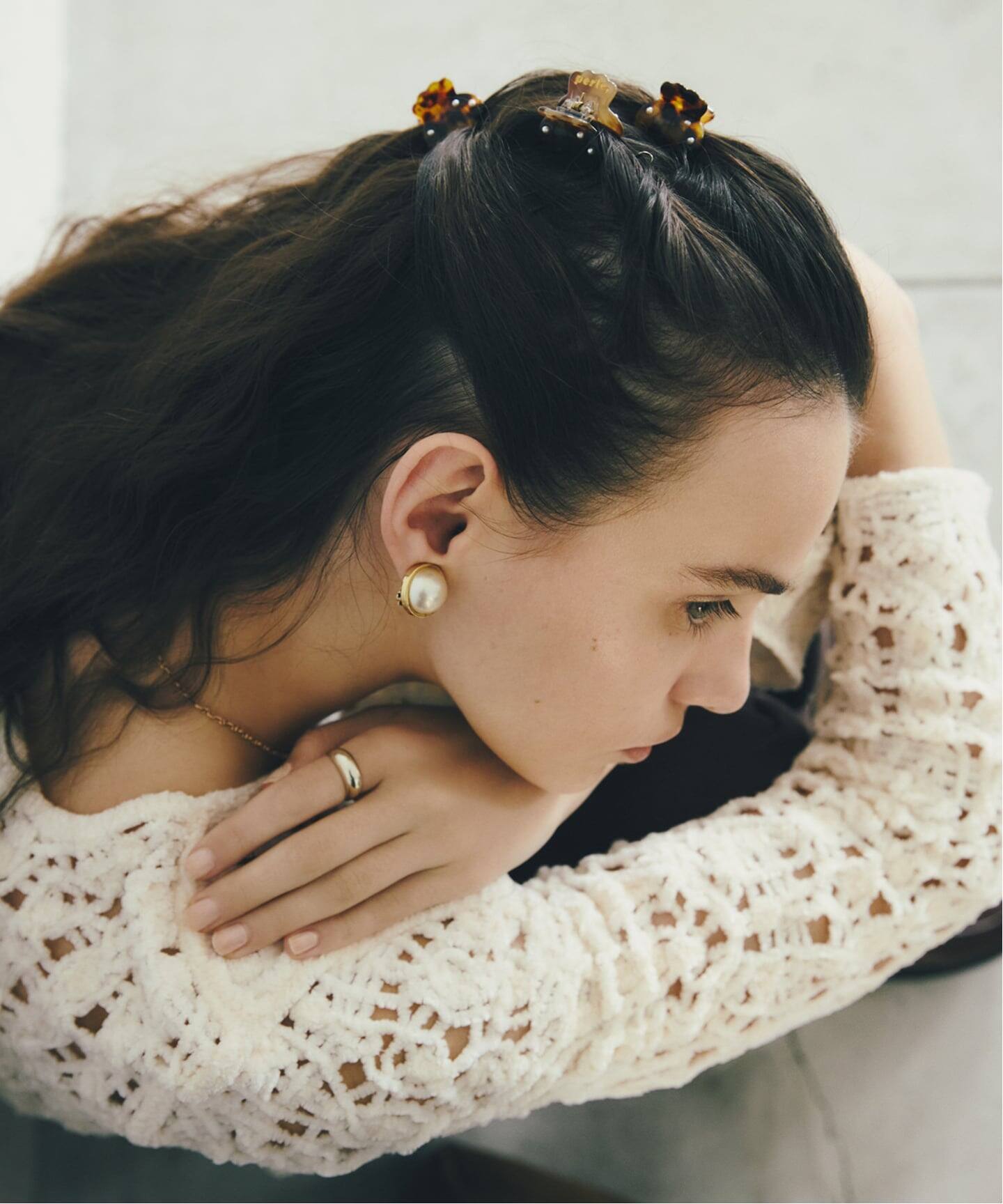 perle, by SAORI TANABE】Croissant（ヘアアクセサリー）｜La Totalite