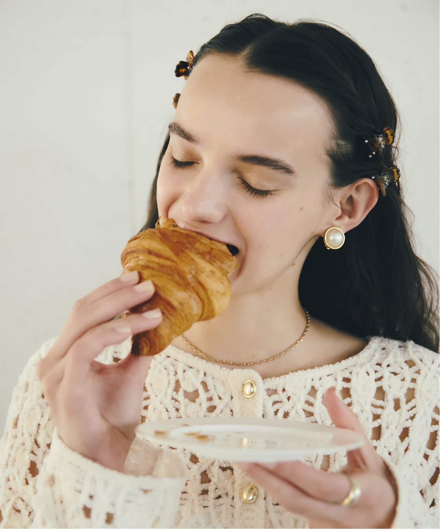 perle, by SAORI TANABE】Croissant（ヘアアクセサリー）｜La Totalite