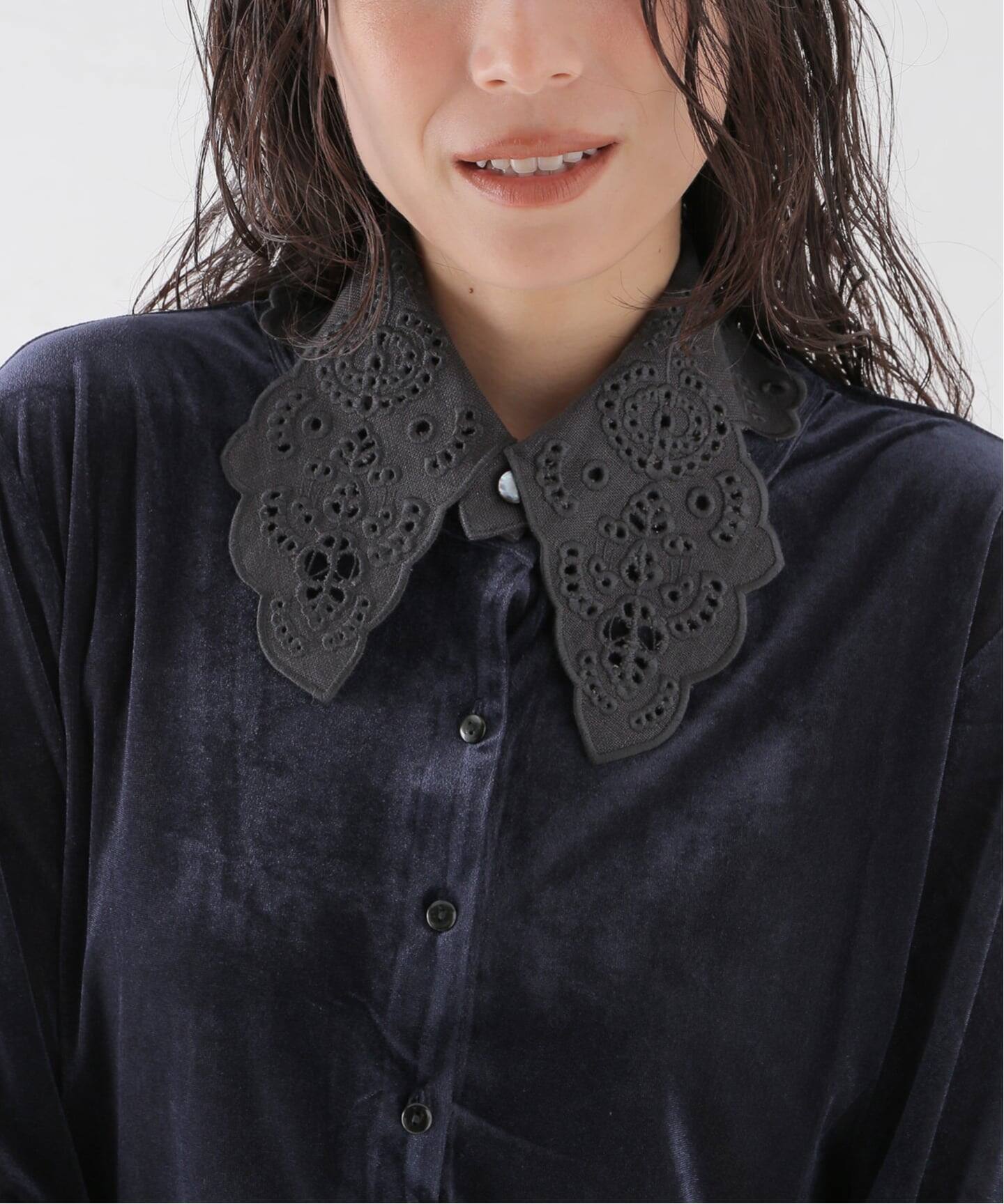 KEYCO/キーコ レース刺繍付け襟（その他ファッション小物）｜La