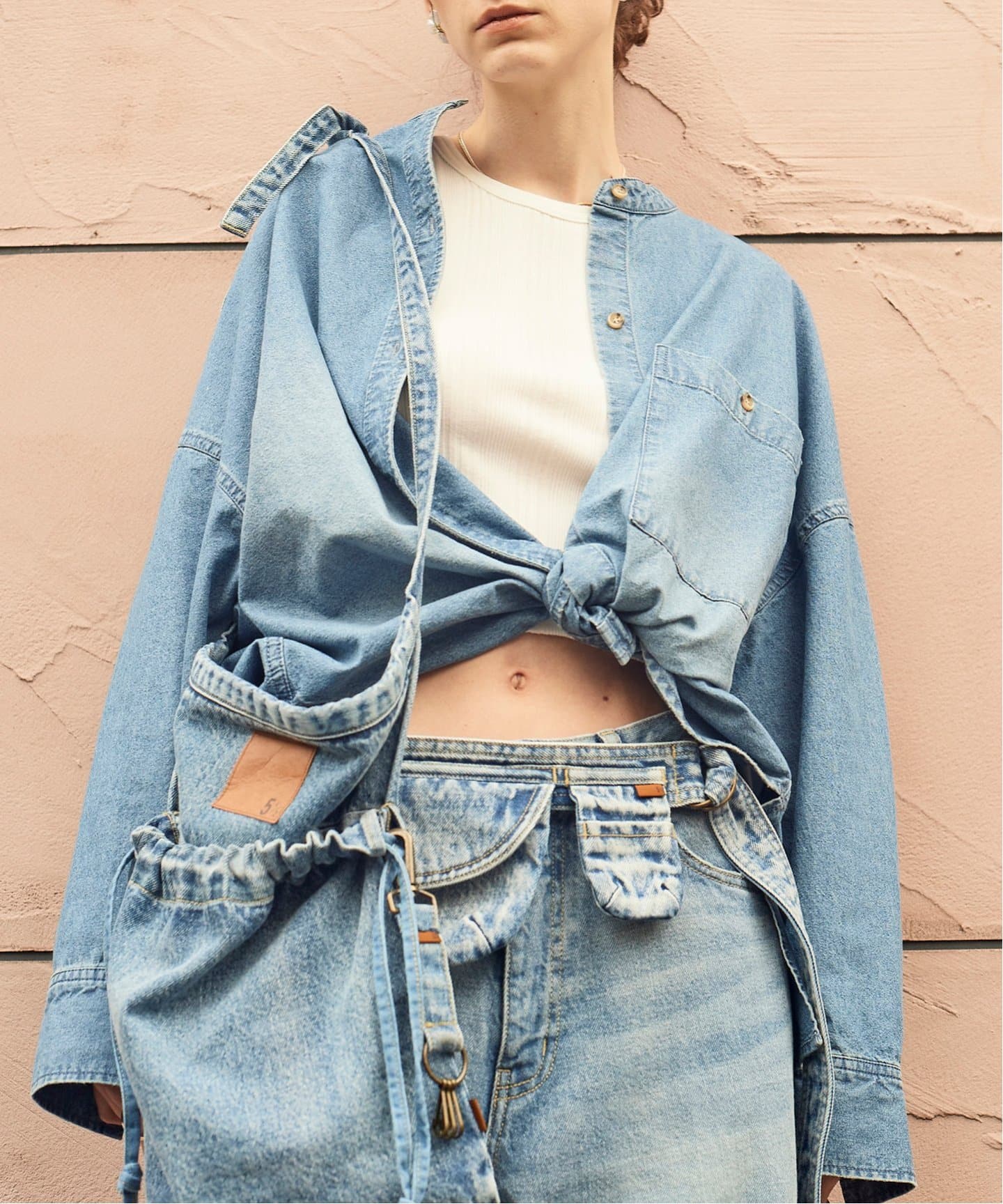 Spick & Span 美品 デニム コート IENA ワンピ 2点セット セール】≪追加≫デニムシャツワンピース2◇（ワンピース）｜U