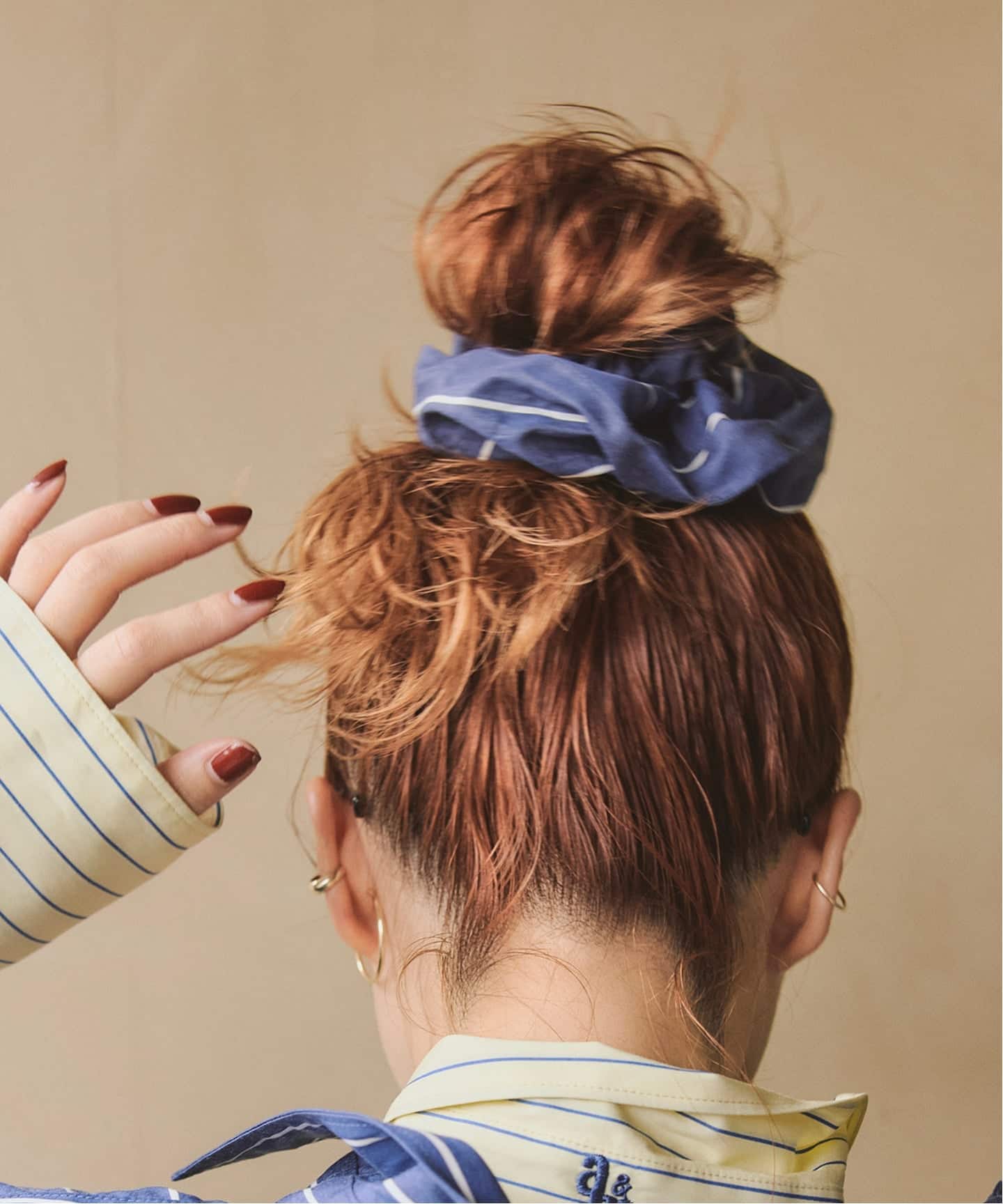 a&m マルチストライプシュシュ（ヘアアクセサリー）｜Spick and Span