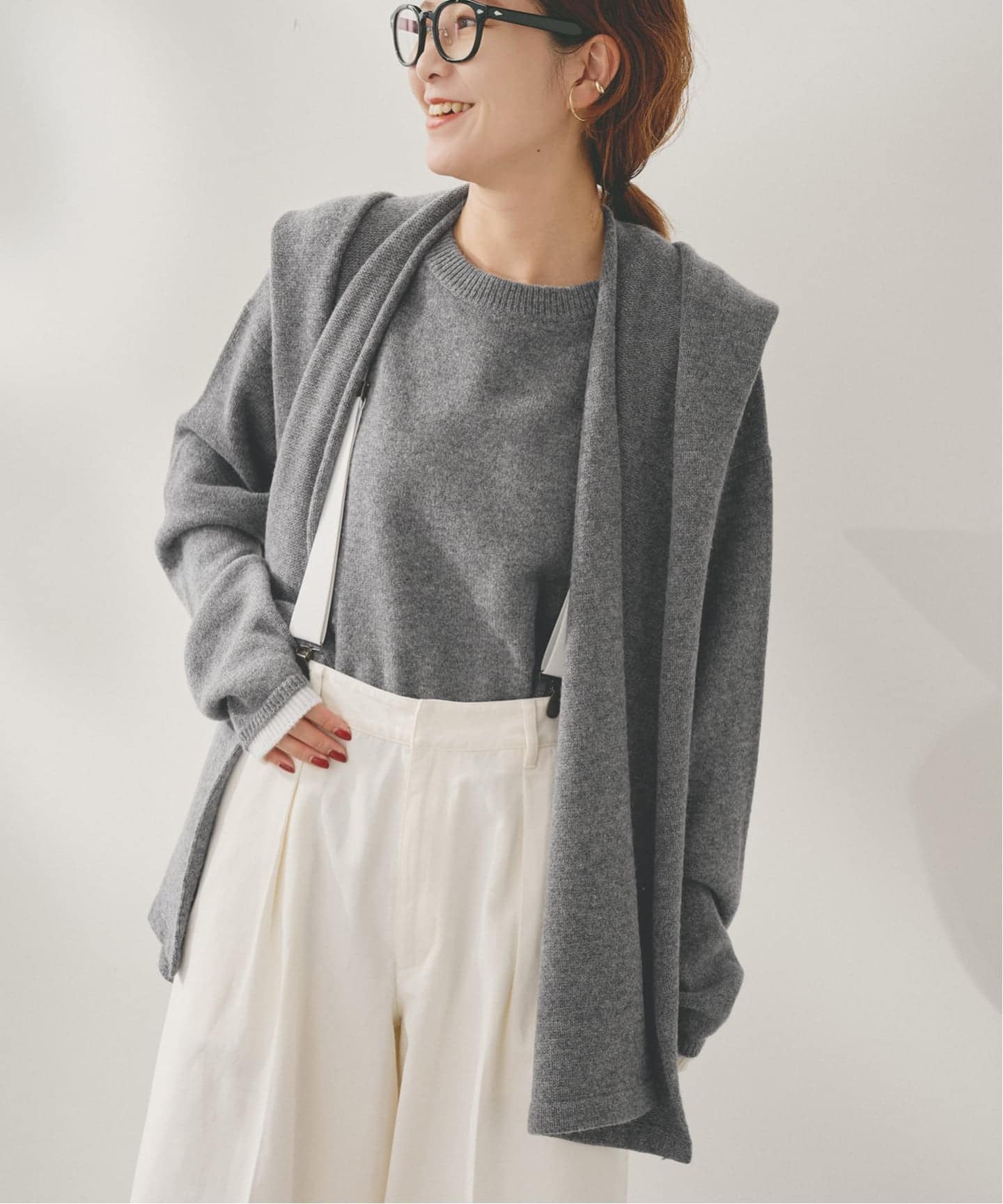 Higuchi*Sカシミヤ混フードマフラー（マフラー）｜Spick and Span