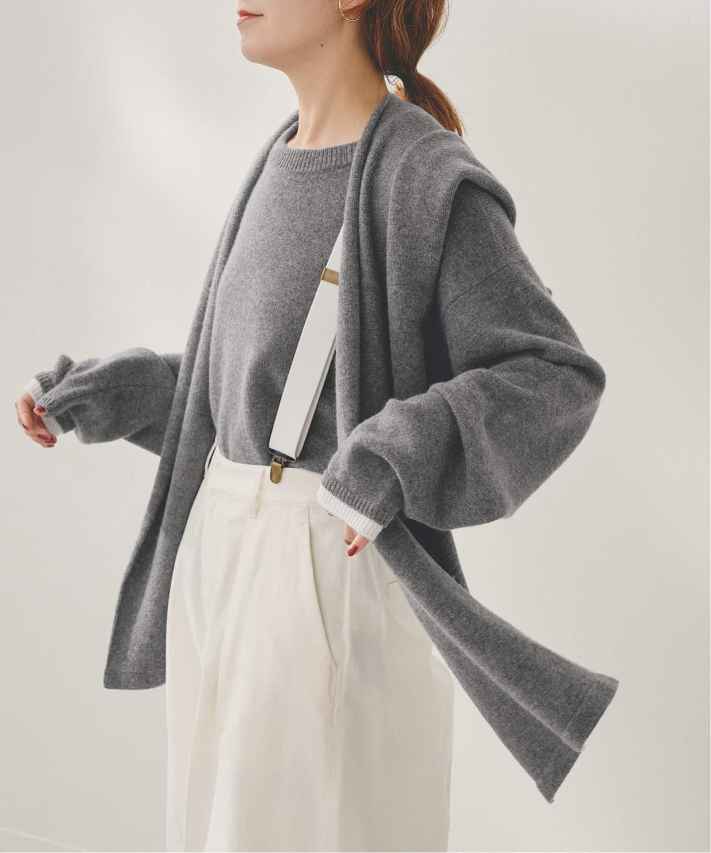 Higuchi*Sカシミヤ混フードマフラー（マフラー）｜Spick and Span