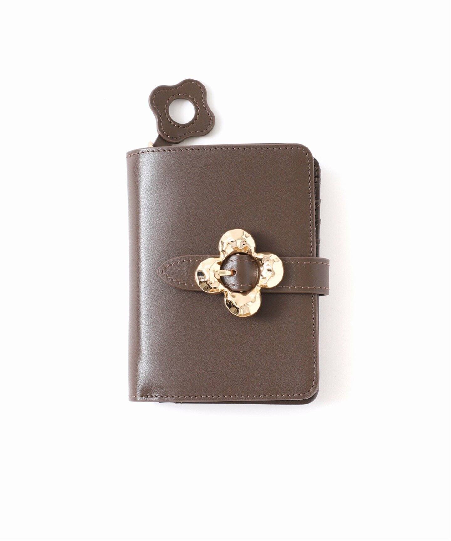 WEB限定》HASHIBAMI / ハシバミ FLOWERバックル ウォレット