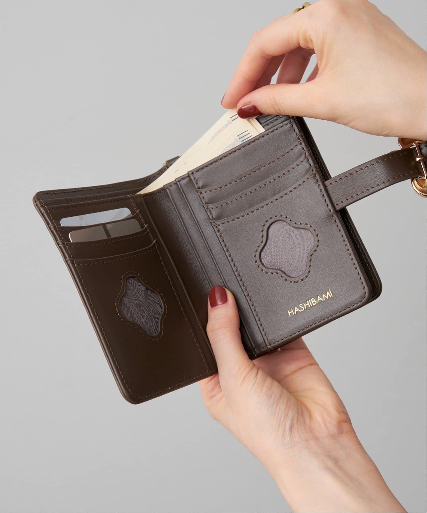 Hashibami キーケース 財布 本革 皮製品 ウォレット レディース
