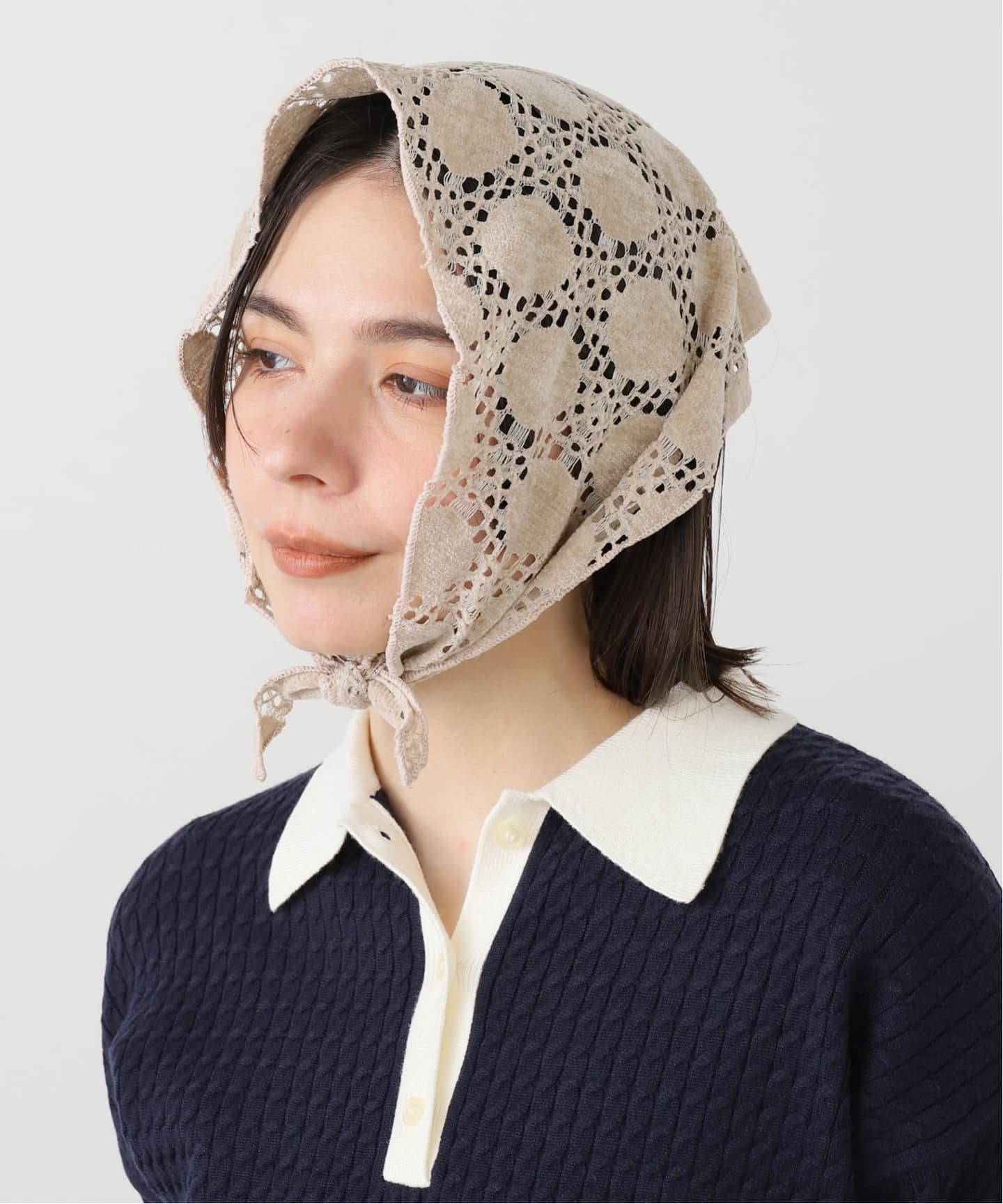 ZEROBASEONE ハンビン SCARF スカーフ AWESOME NEEDS/オーサムニーズ NETTING SCARF KNIT（スカーフ