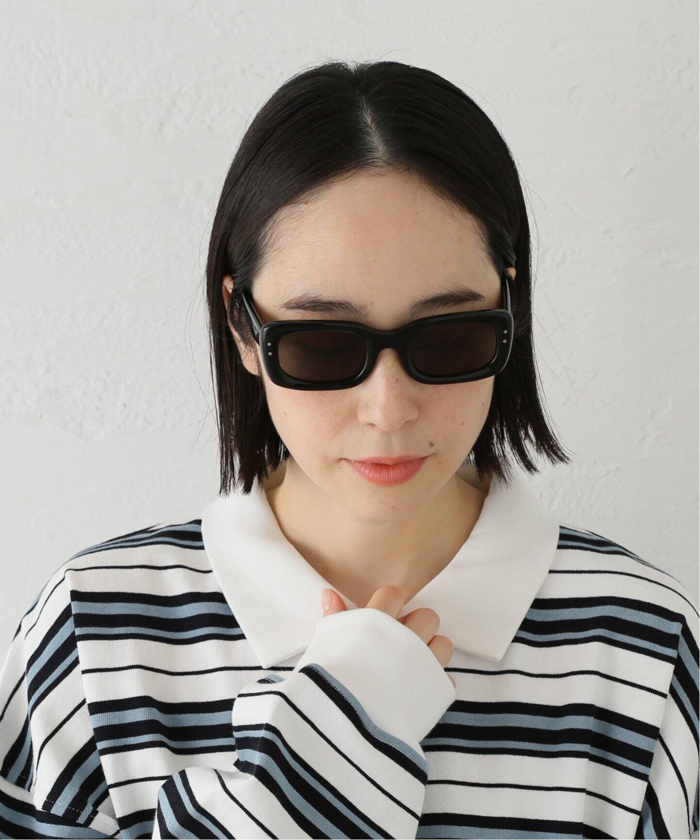 AMOMENTO oror ブラック サングラス AMOMENTO x OROR] / ☆ SQ SUNGLASSES / BLACK (AMOMENTO