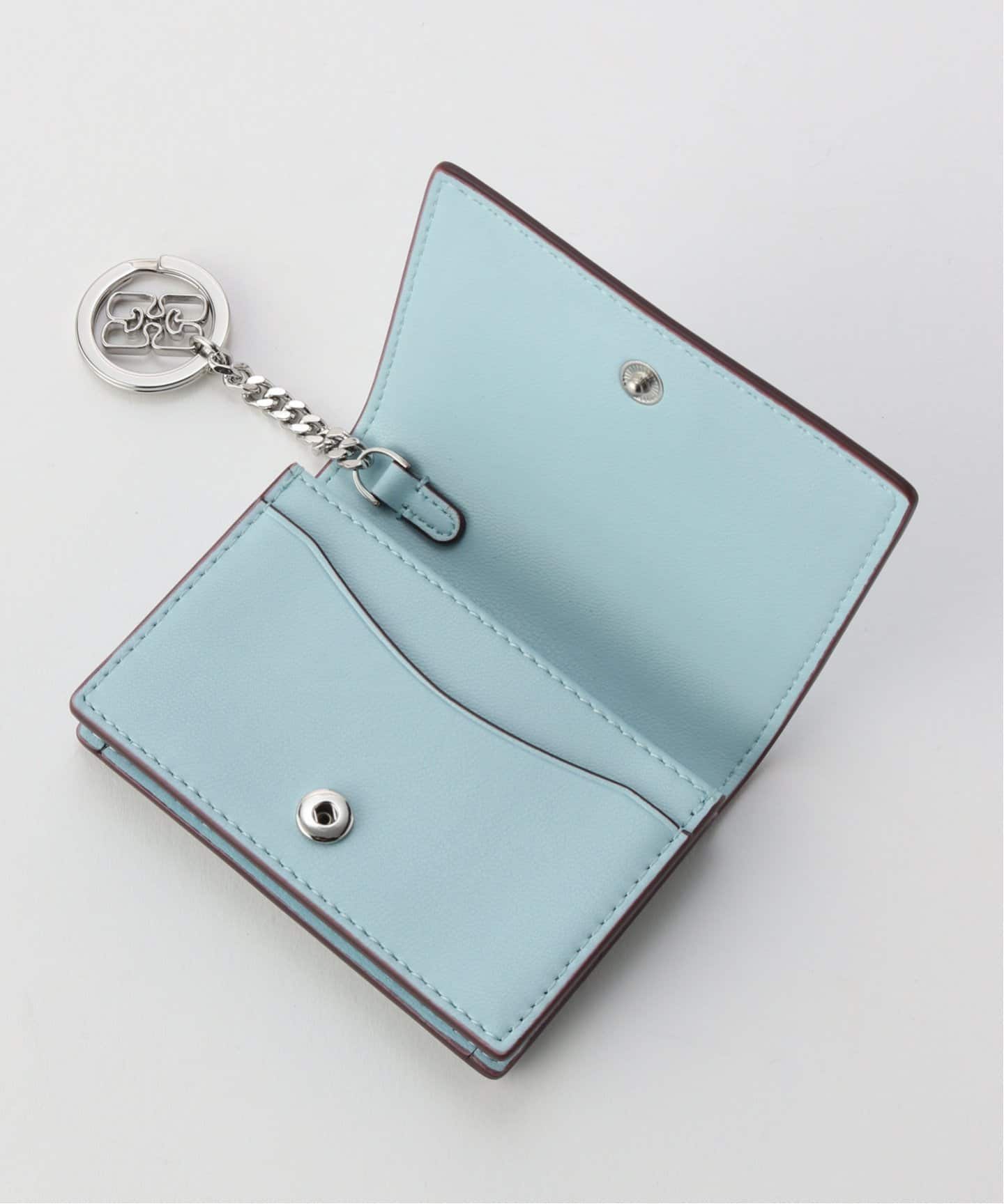GANNI/ ガニー Ganni Bou Flap Card Holder Strass（カード