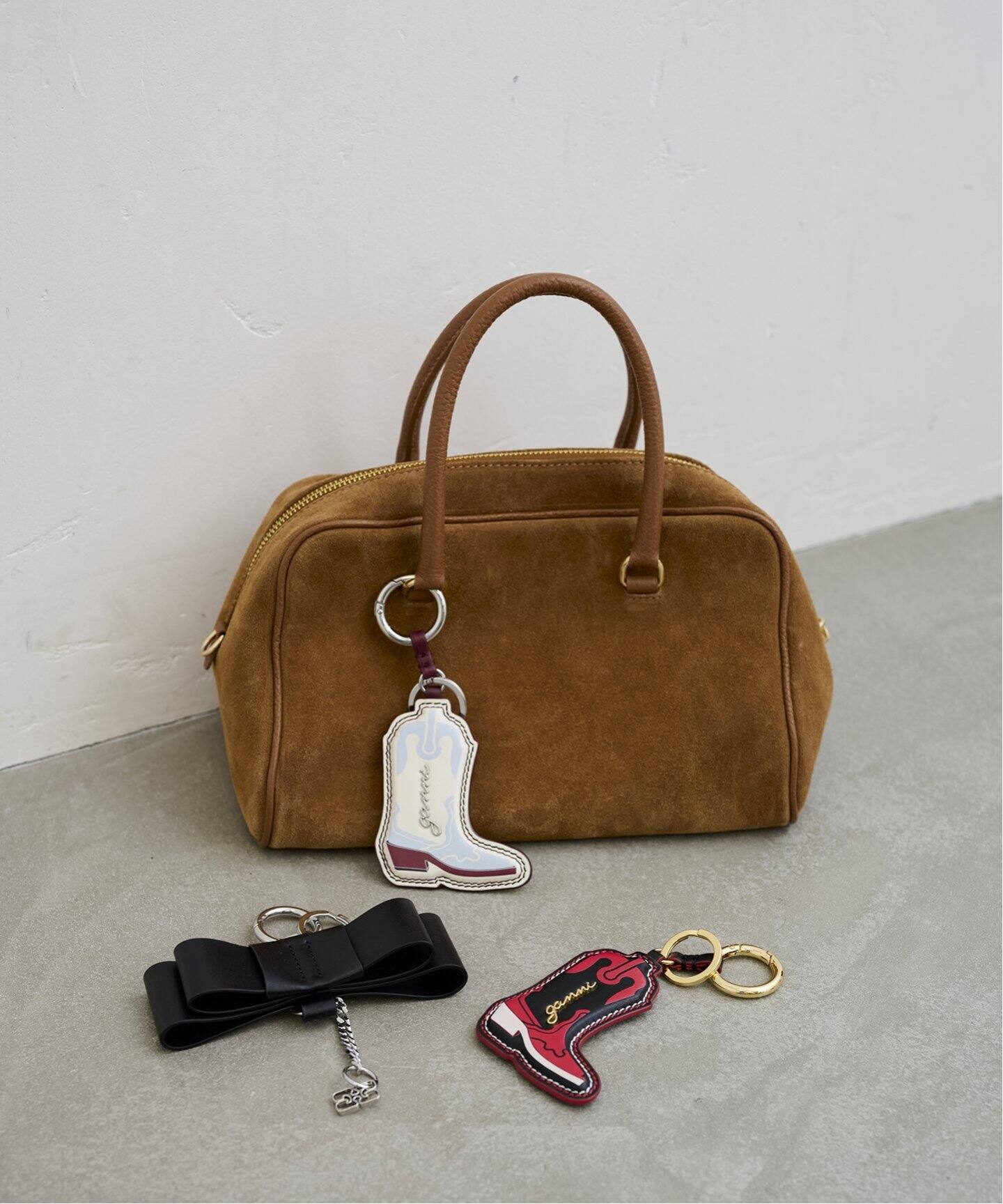 GANNI キーホルダー VIP価格 送料無料 WESTERN BOOT キーリング GANNI / ガニー Ganni Western Boot Keyring（キーケース／キー