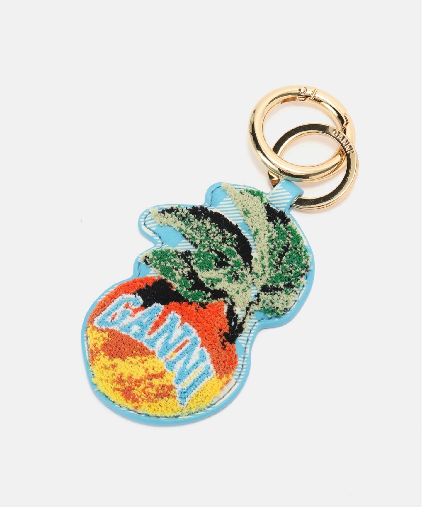 GANNI フルーツモチーフ キーホルダー GANNI/ガニー Fruit Keyring（キーケース／キーアクセサリー）｜UBY