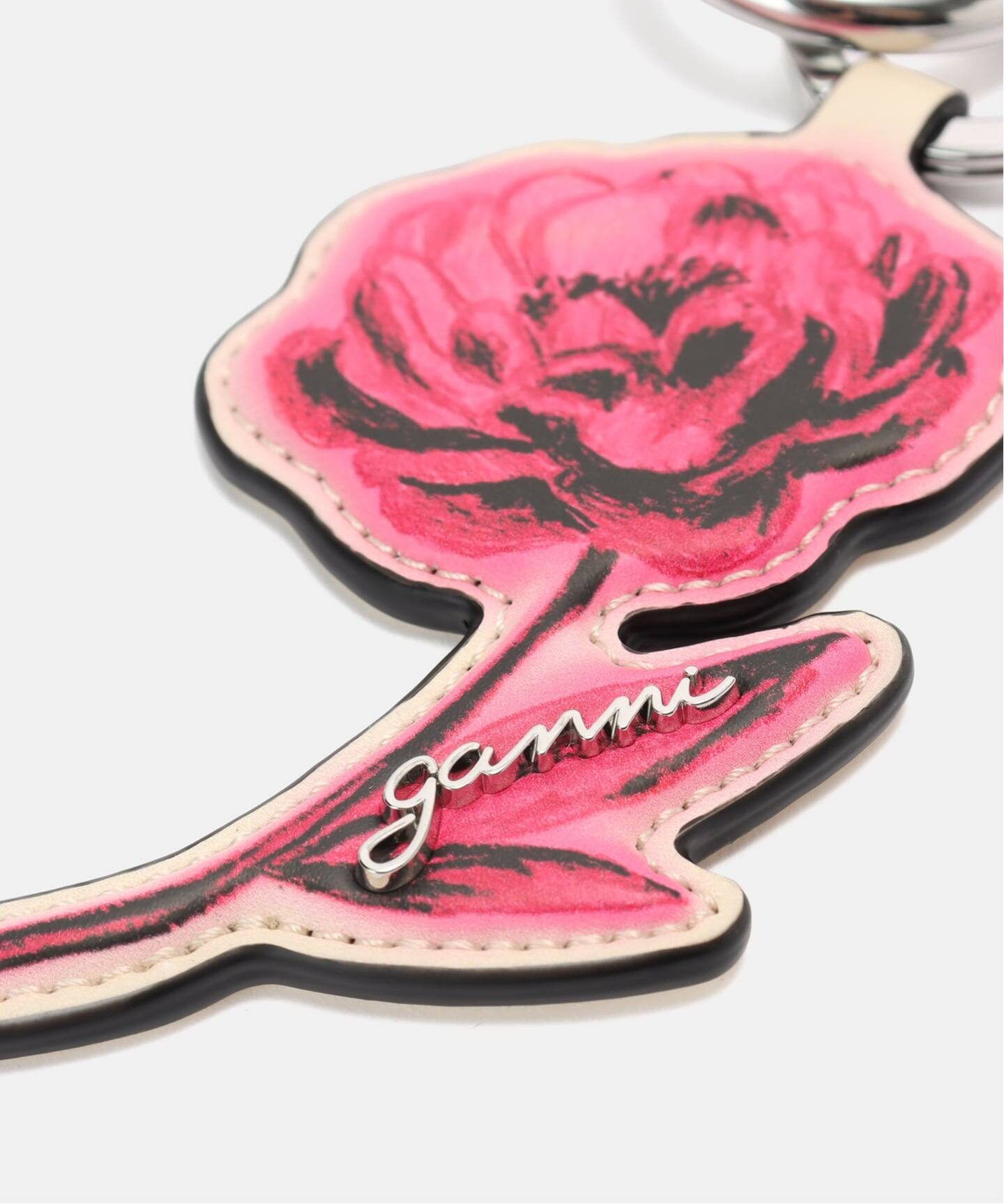 GANNI/ガニー Flower Keyring（キーケース／キーアクセサリー）｜UBY