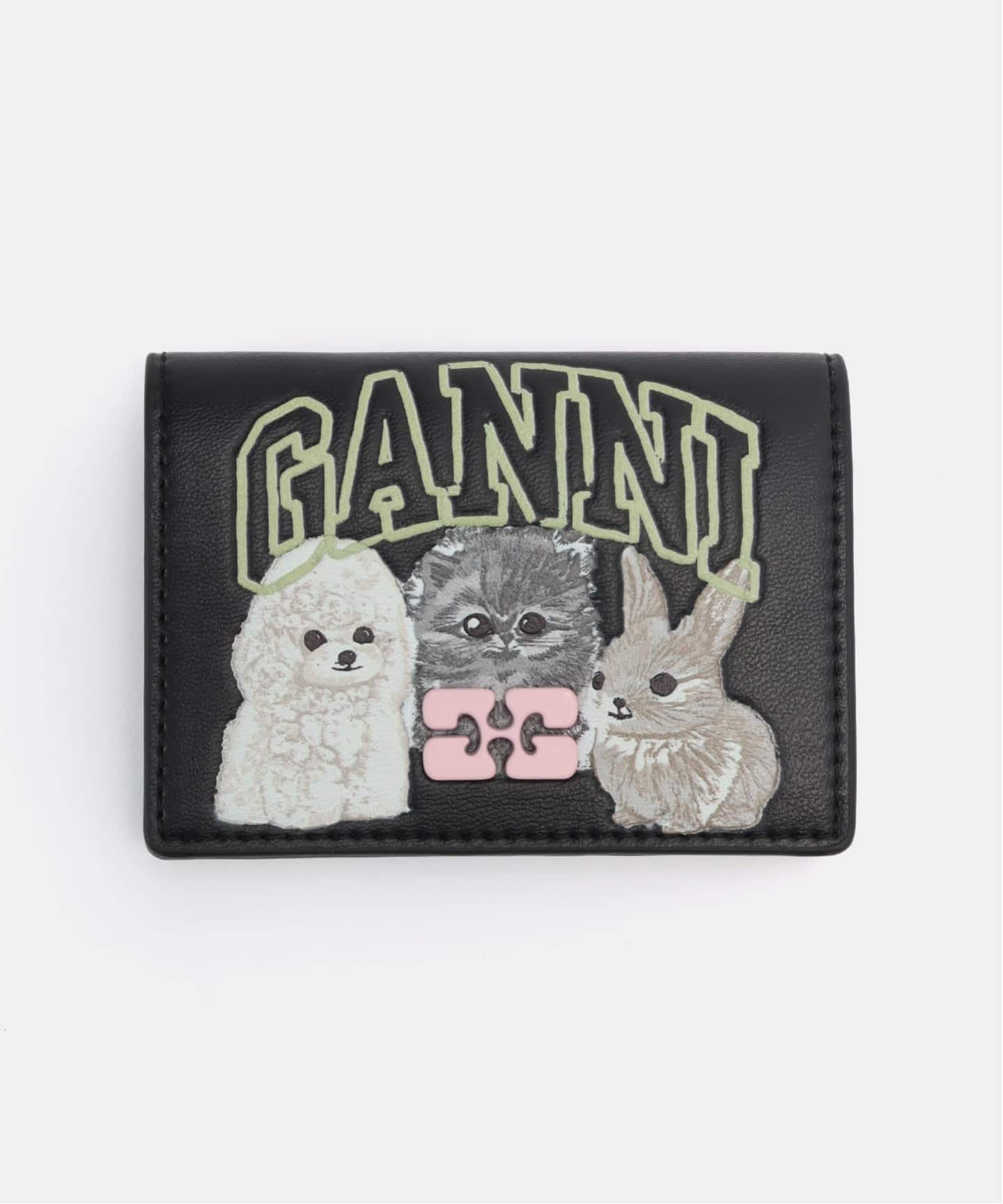 GANNI/ガニー Ganni Bou Card Holder With Flap An（カードケース
