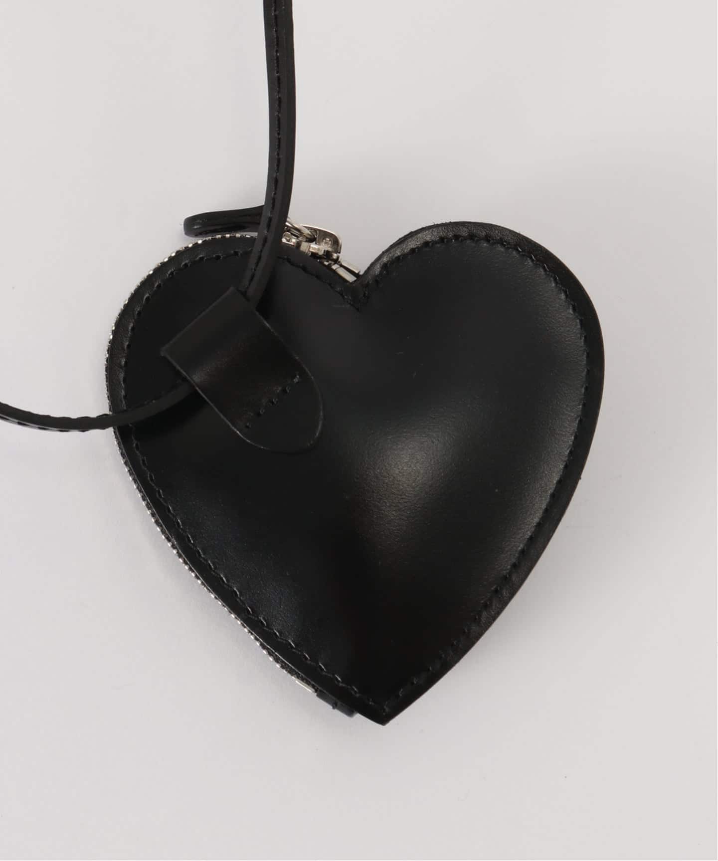 JANE SMITH/ジェーンスミス COW LEATHER STUDS HEART COIN（ポーチ