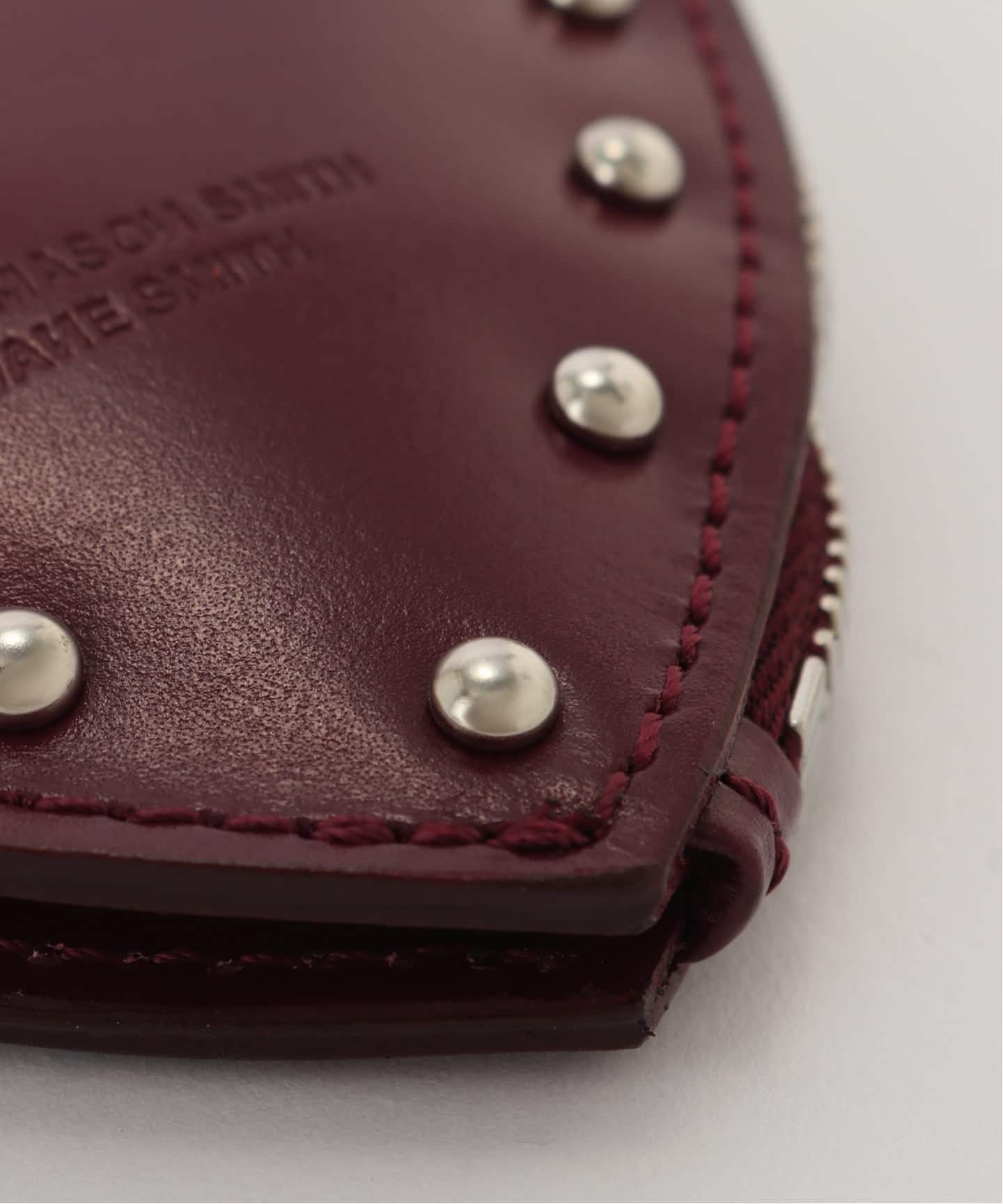 JANE SMITH/ジェーンスミス COW LEATHER STUDS HEART COIN（ポーチ