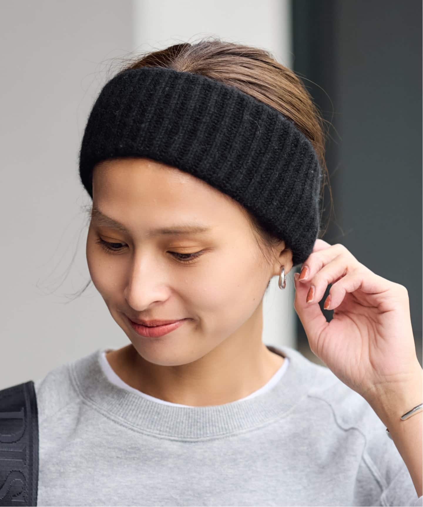 William Brunton カシミヤヘアバンド（その他ファッション小物