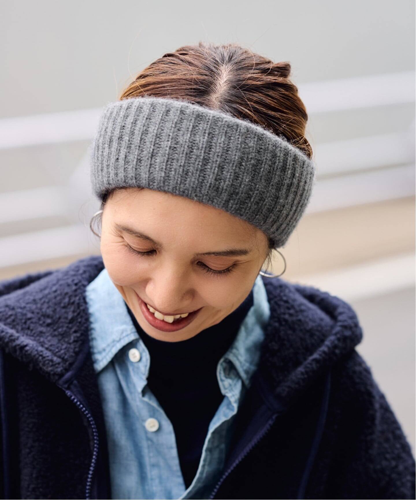 William Brunton カシミヤヘアバンド（その他ファッション小物