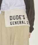 ≪予約≫YARMO THE UNIFORM×DUDE SIGNS×FRAMEWORK small エプロン