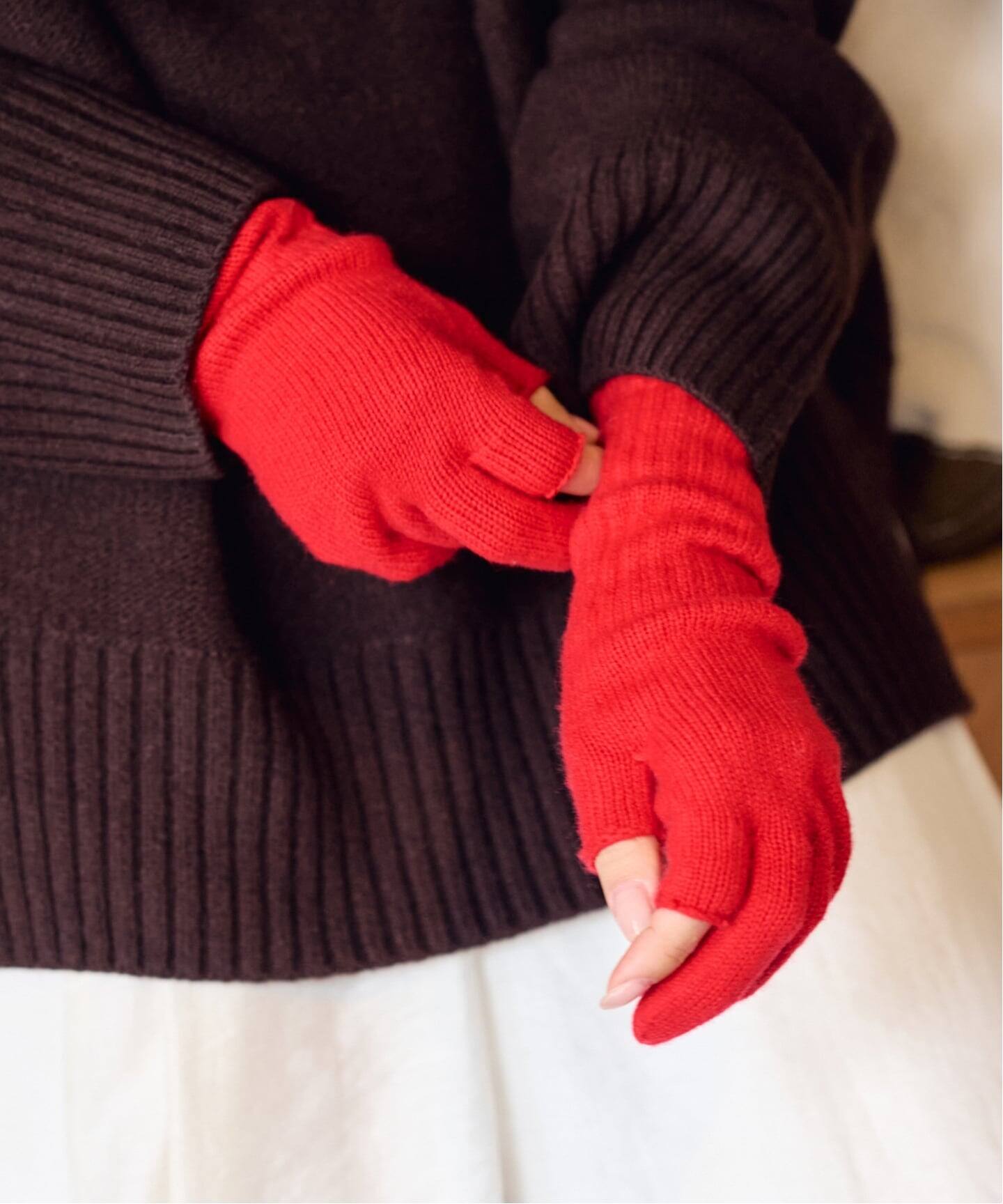 William Brunton ロングカーフグローブオープンターム（手袋