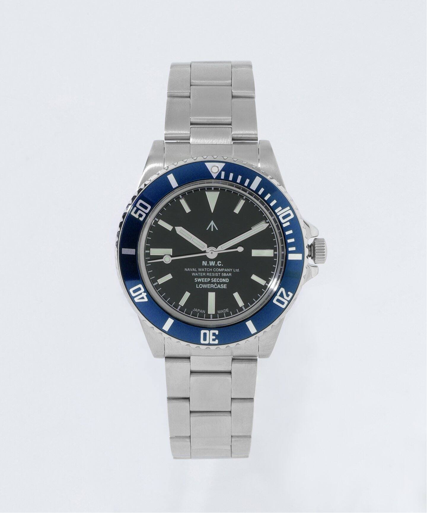 NAVAL WATCH Produced by LOWERCASE 別注 GMT BLUE（新品）｜EDIFICE 
