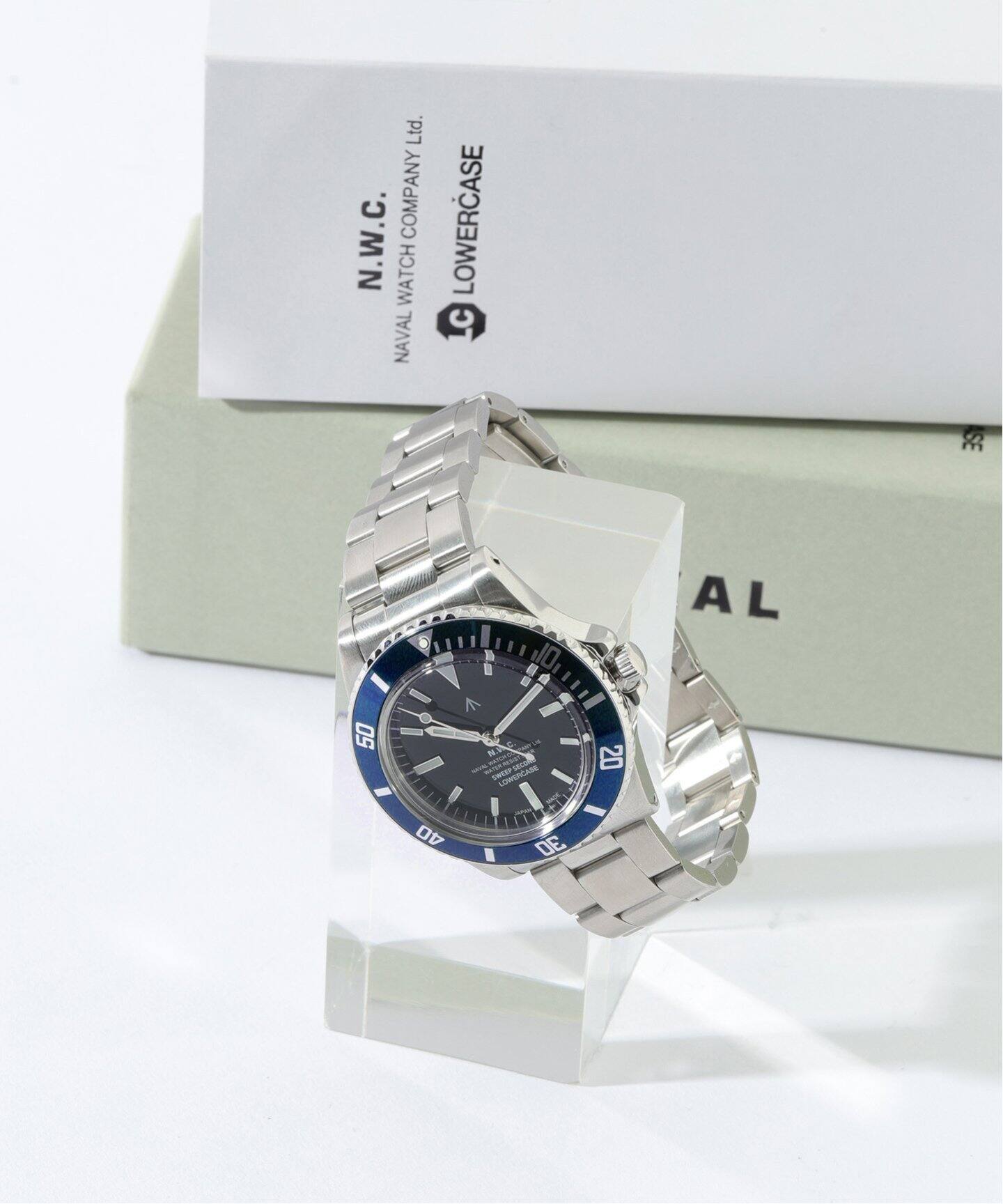 NAVAL WATCH Produced by LOWERCASE 別注 GMT BLUE（新品）｜EDIFICE 