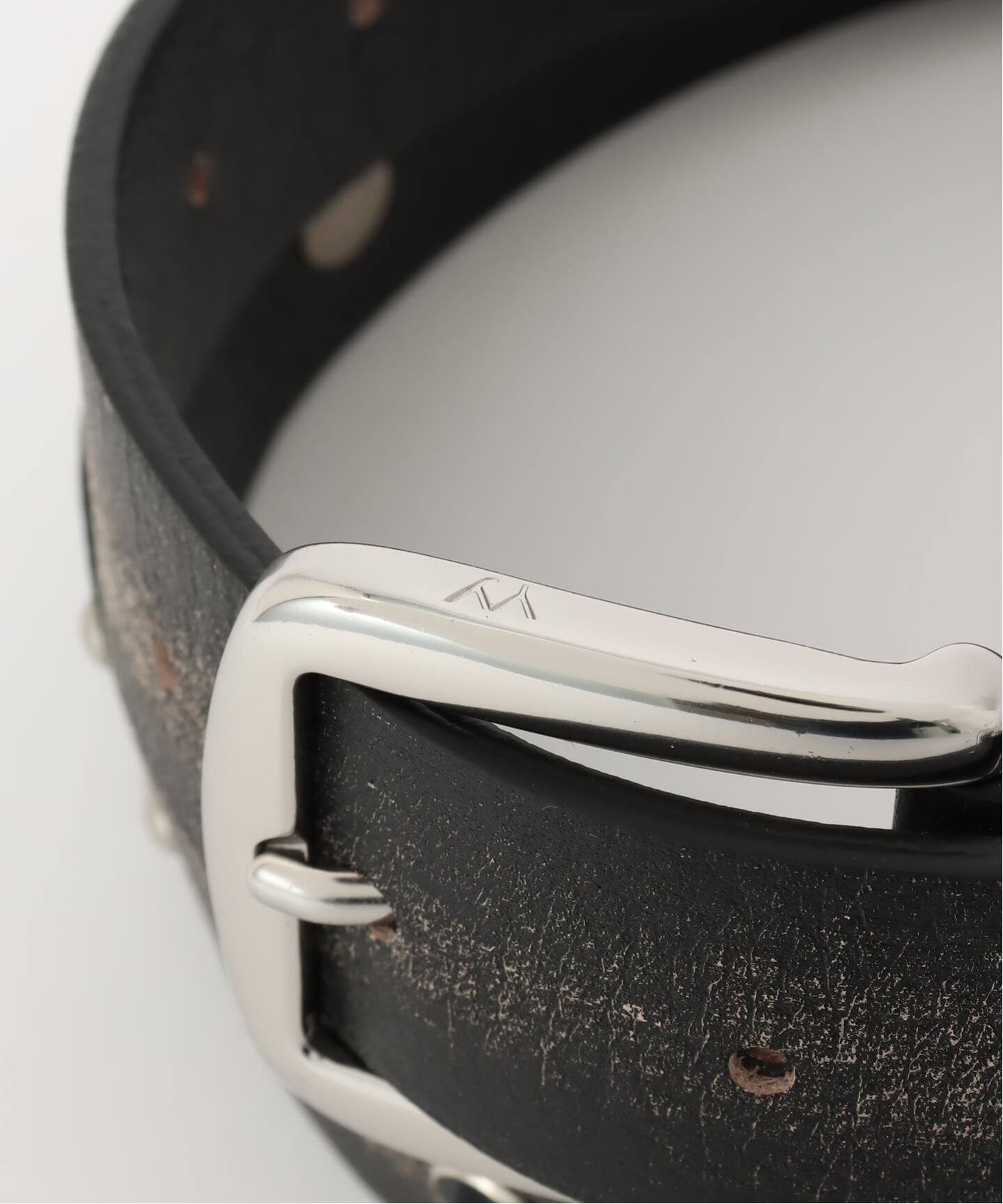 小物 [OPEN YY] / STUD WESTERN BELT Geek Office / ギークオフィス】OPEN YY Leather YY STUD