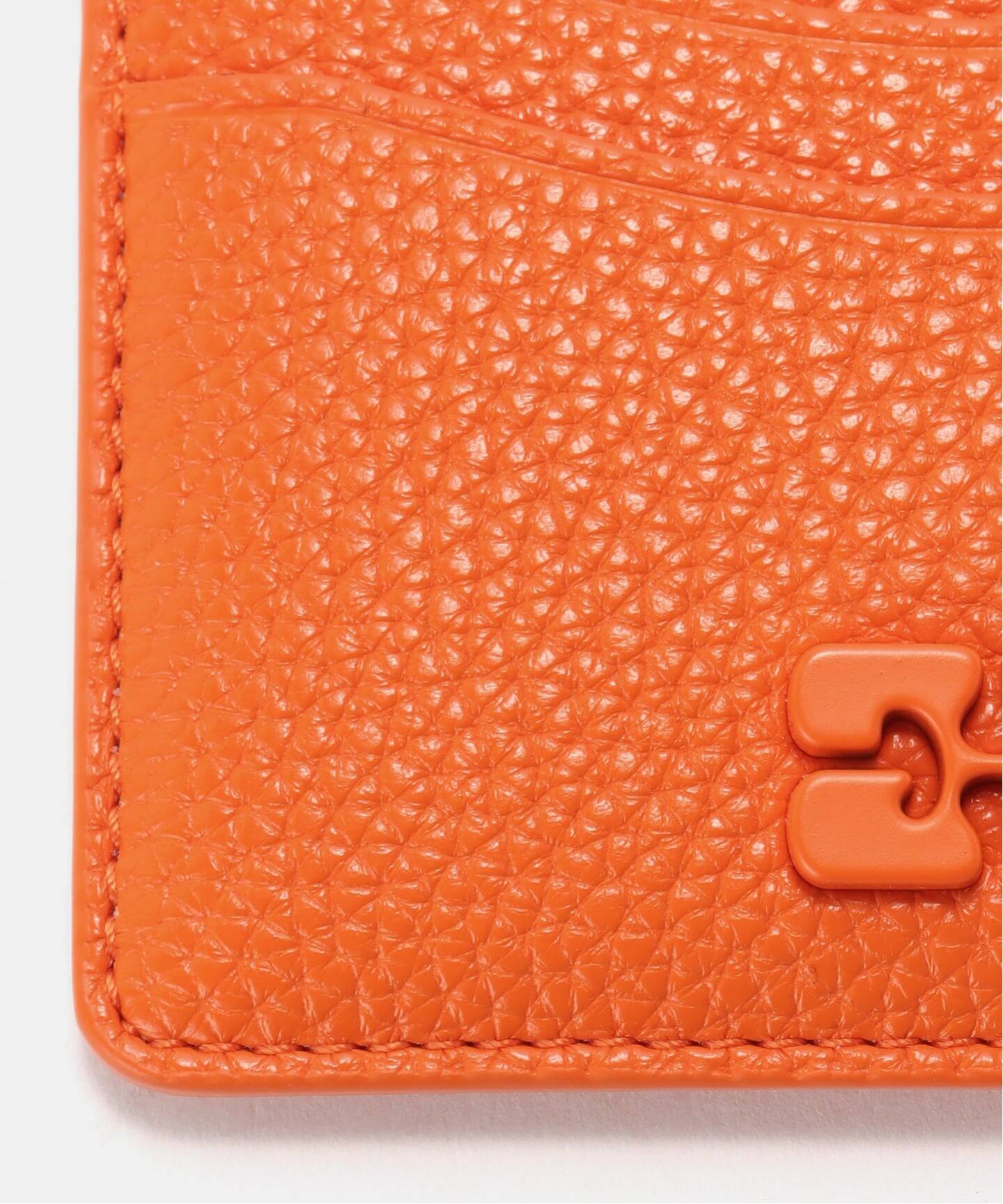 GANNI カードケース　オレンジ GANNI / ガニー Ganni Bou Card Holder Grained（カードケース）｜PULP