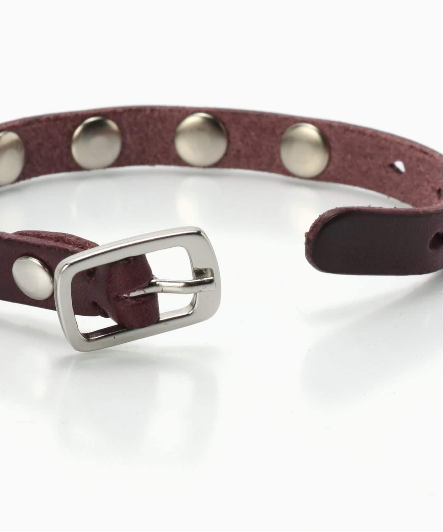 our legacy バングル　ブレスレット OUR LEGACY - SUPER SLIM BRACELET Deep Black Leather | River