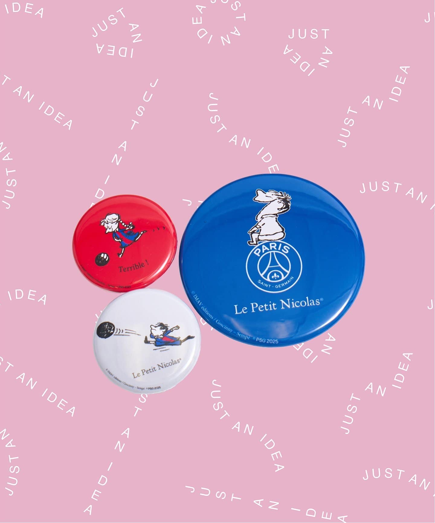 【Le Petit Nicolas*PSG】 Can Badge