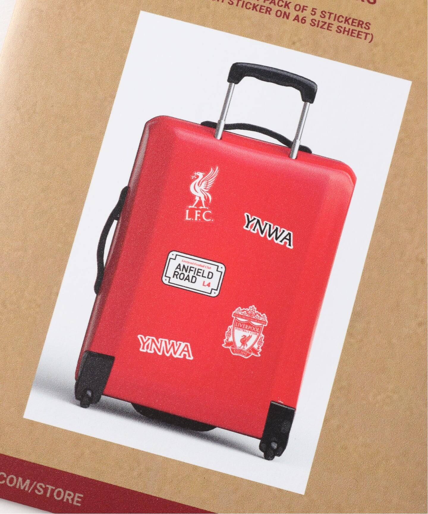 Liverpool FC / リバプール FC】LUGGAGE STICKER SET S24TV06