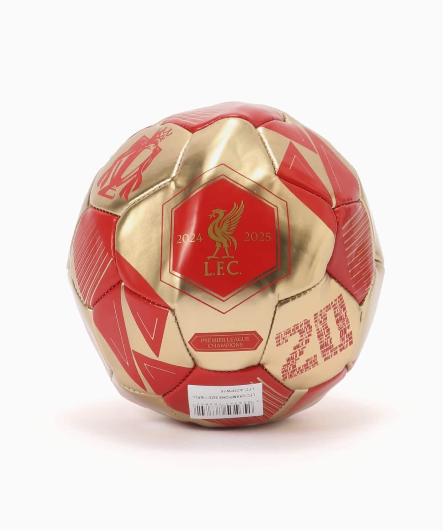 リバプール　MVP金色ボール　非売品　超希少 Liverpool FC / リバプール FC】CHAMPIONS SIZE 1 BALL（その他