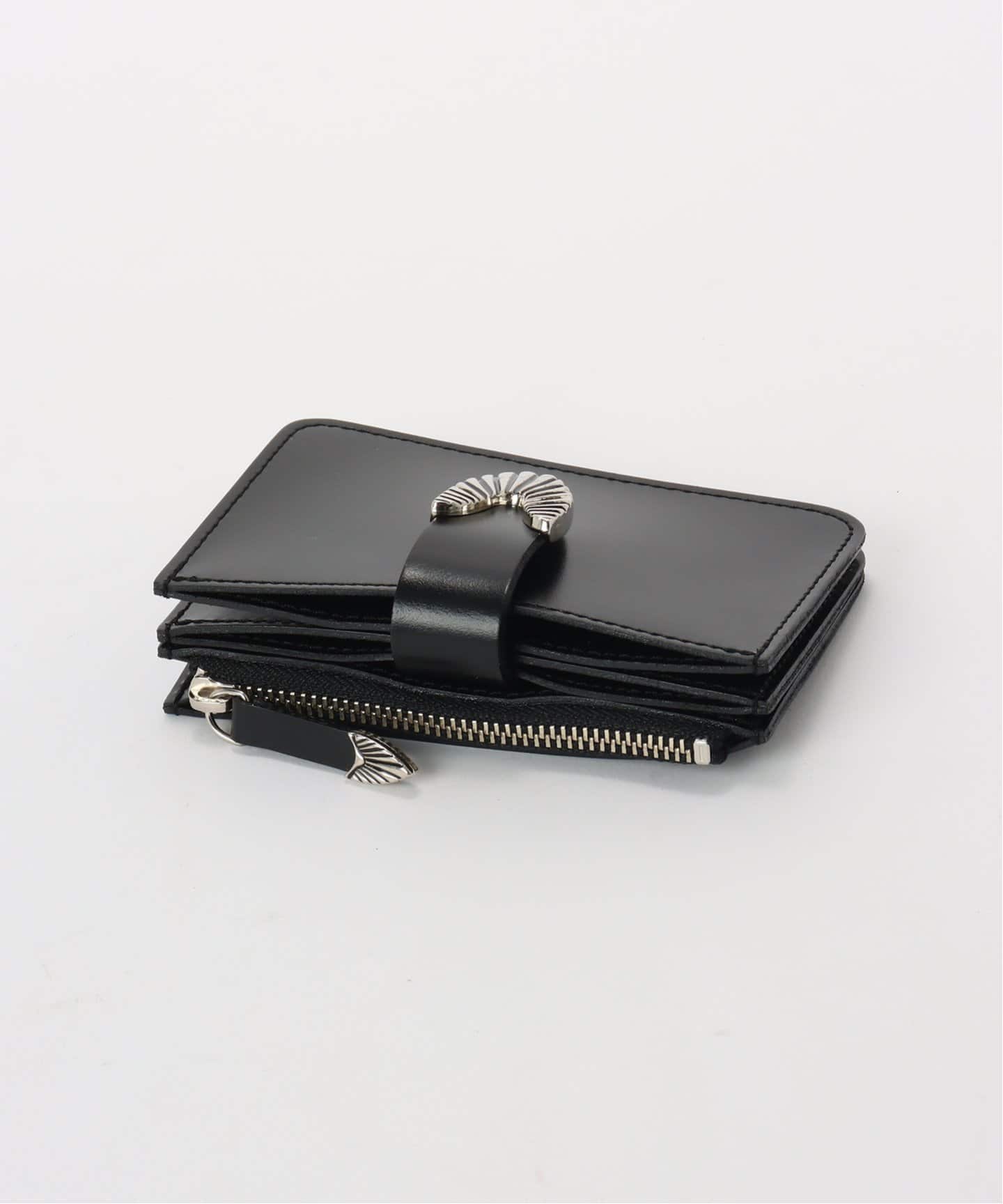 美品 TOGA TOO Leather wallet 財布 ミニ ブラック TOGA TOO 財布 「TOGA TOO/トーガトゥー」Leather wallet small