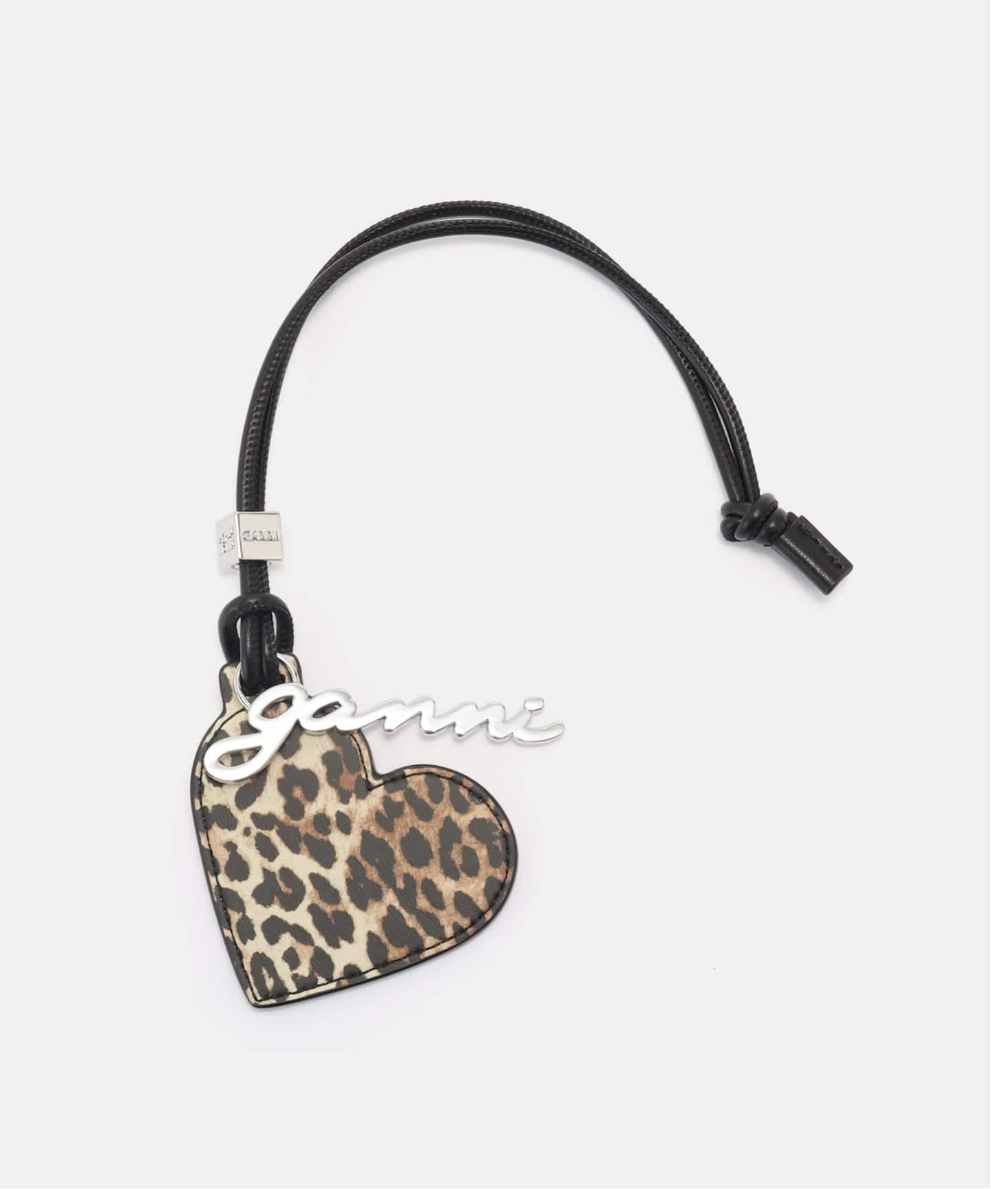 GANNI/ガニー】Ganni Bou Heart Mirror Print：キーチャーム