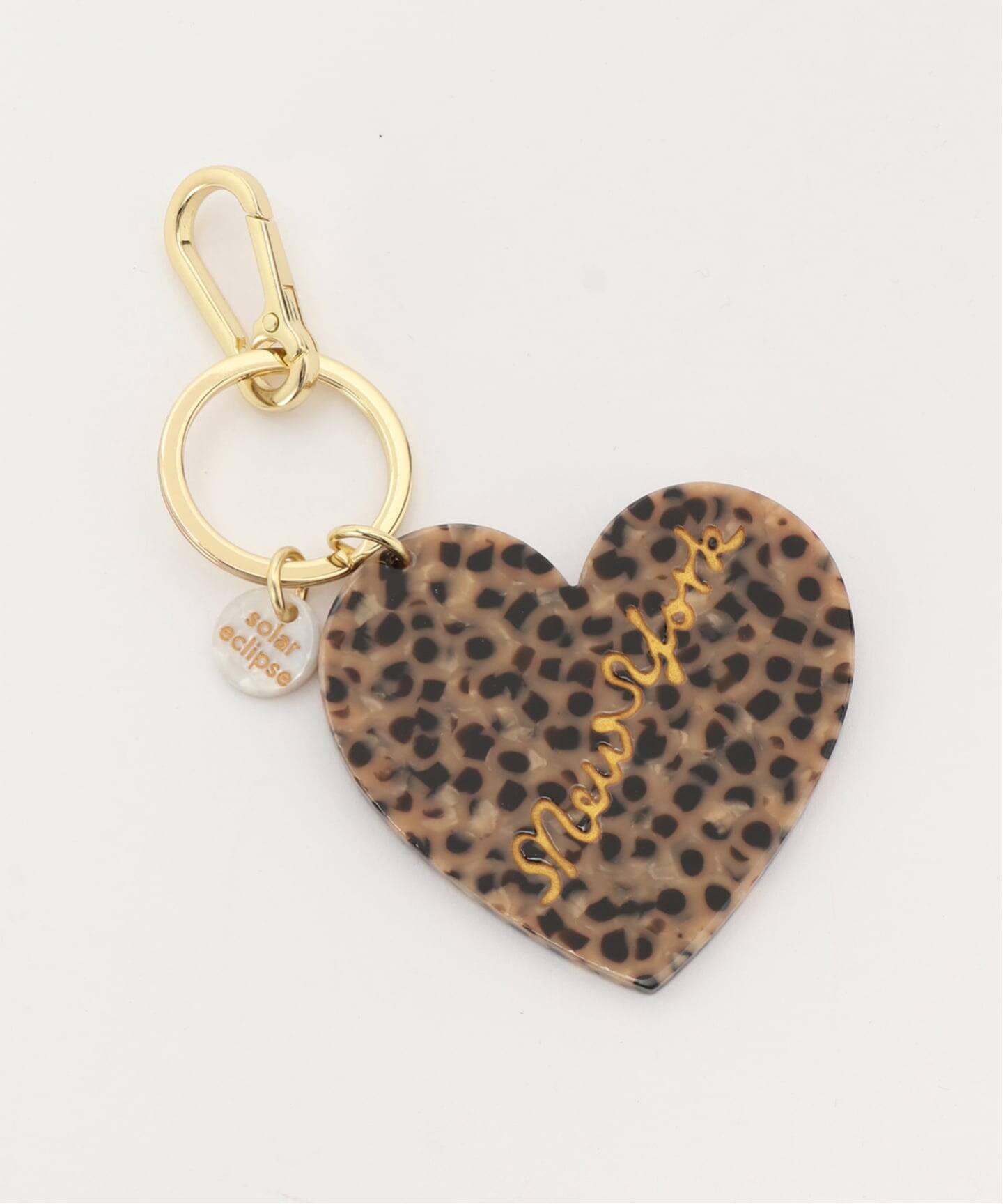 Solar Eclipse/ソーラー エクリプス】Heart Bag Charm + Keychain