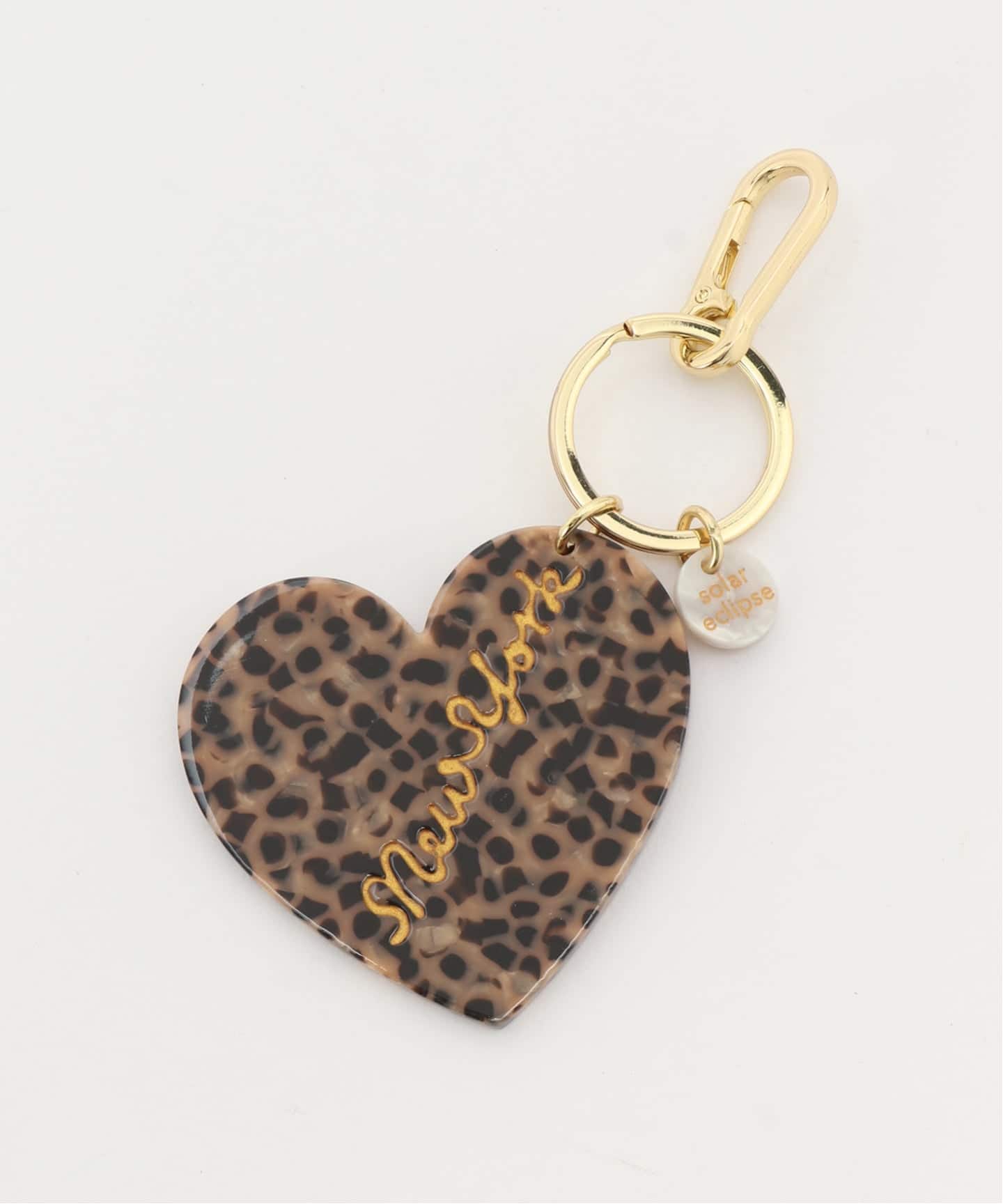 8月中の出品となります❗️★新品★45R【アンリークイール】チャーム Solar Eclipse/ソーラー エクリプス】Heart Bag Charm + Keychain