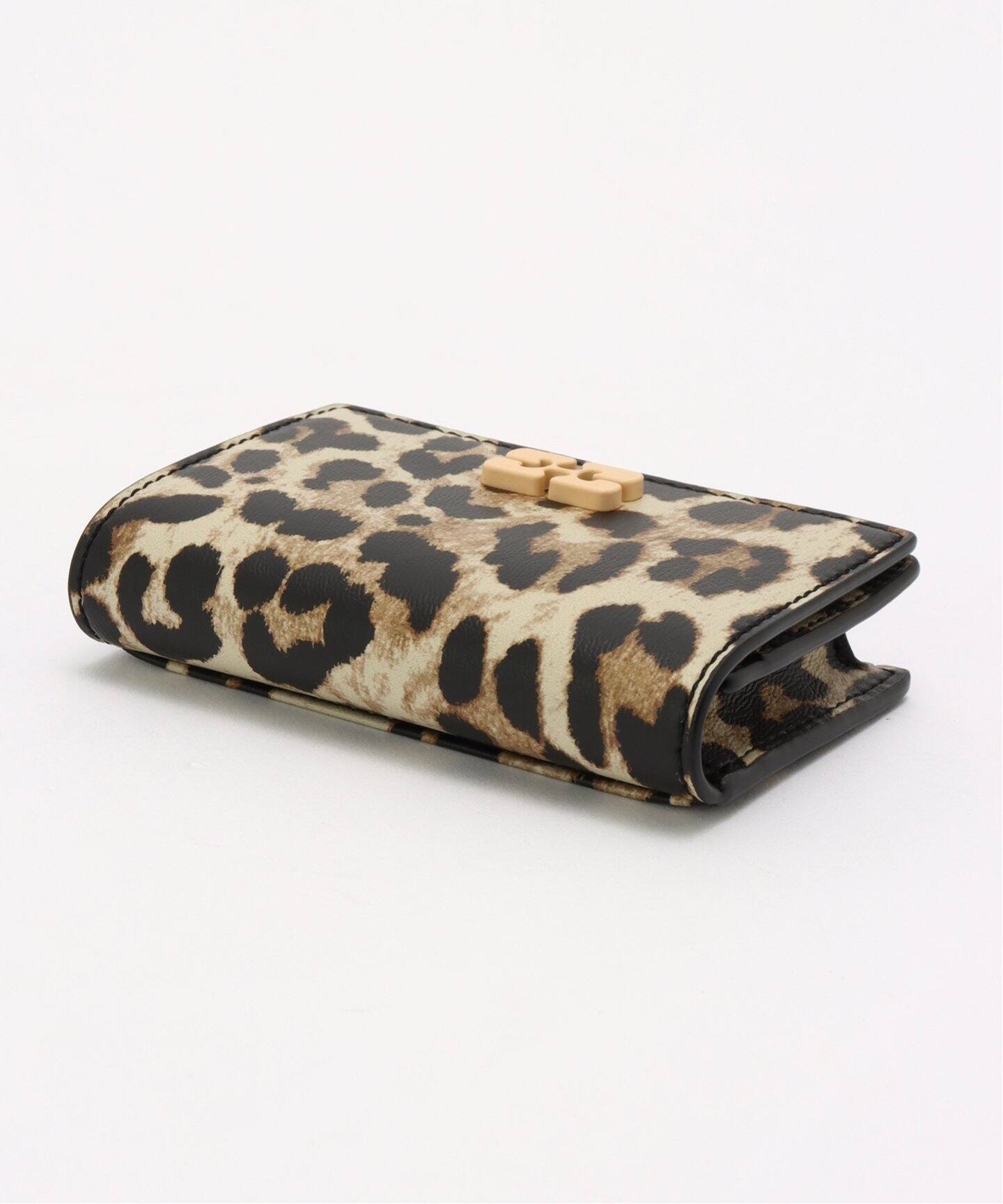GANNI/ガニー】Bou Card Holder With Flap Print：カードケース
